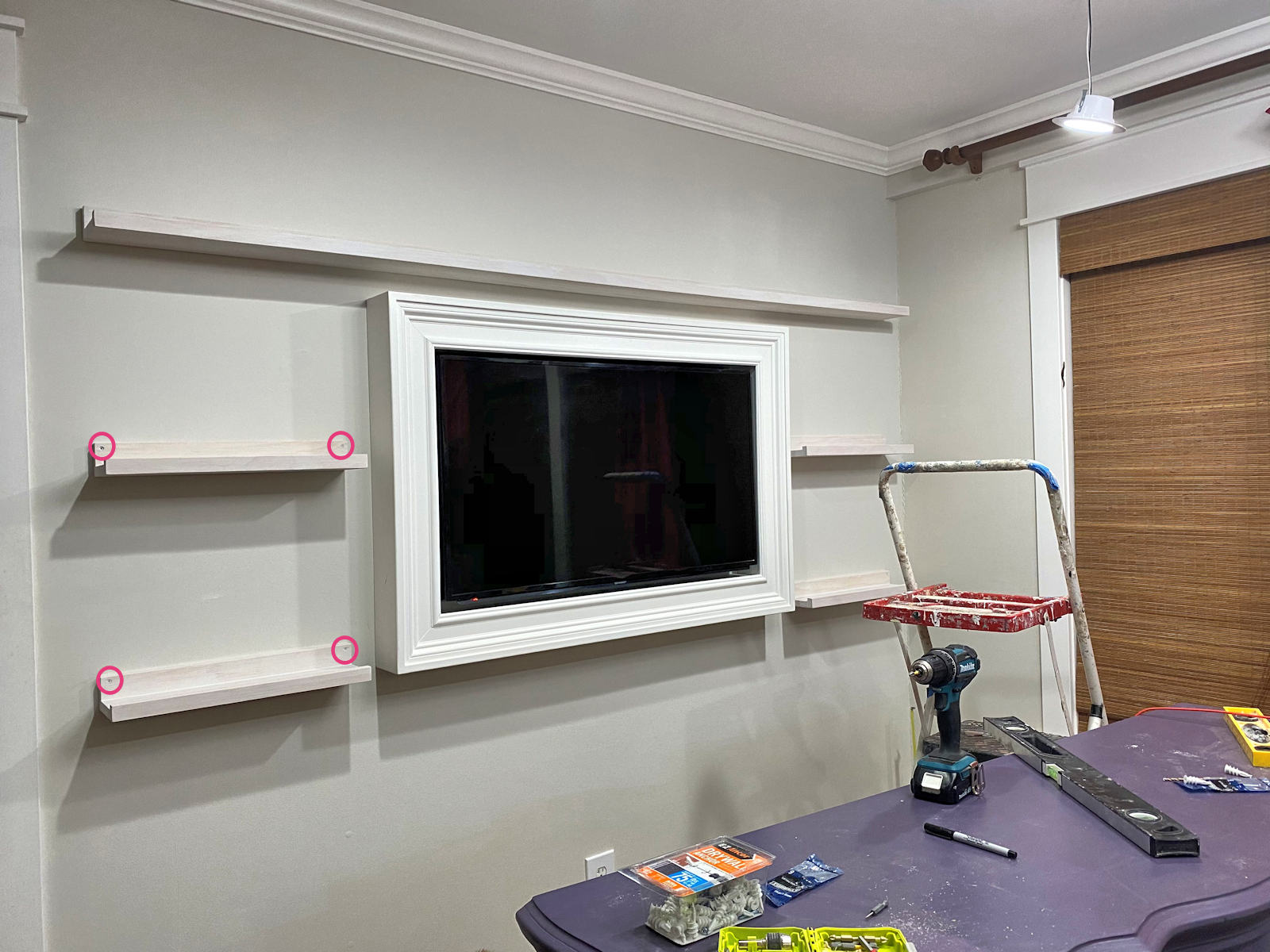 Simple DIY Picture Ledges (New Sitting Room Gallery Wall) - Addicted 2 ...