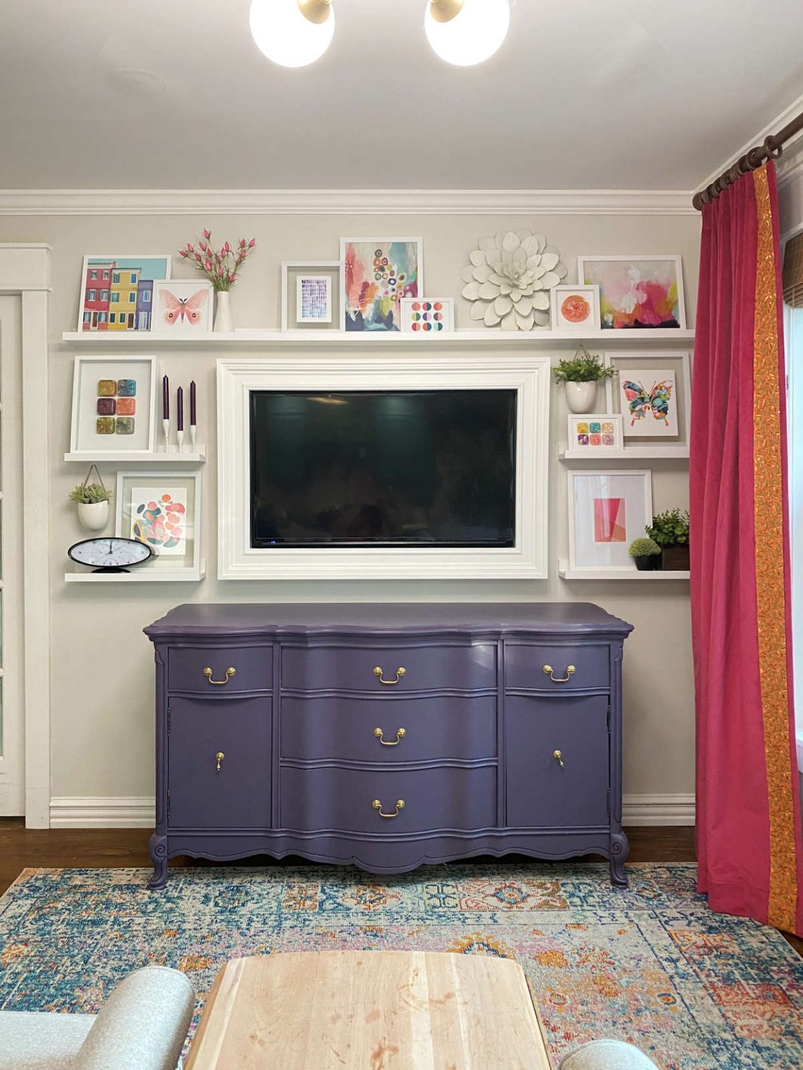 Simple DIY Picture Ledges (New Sitting Room Gallery Wall) - Addicted 2 ...