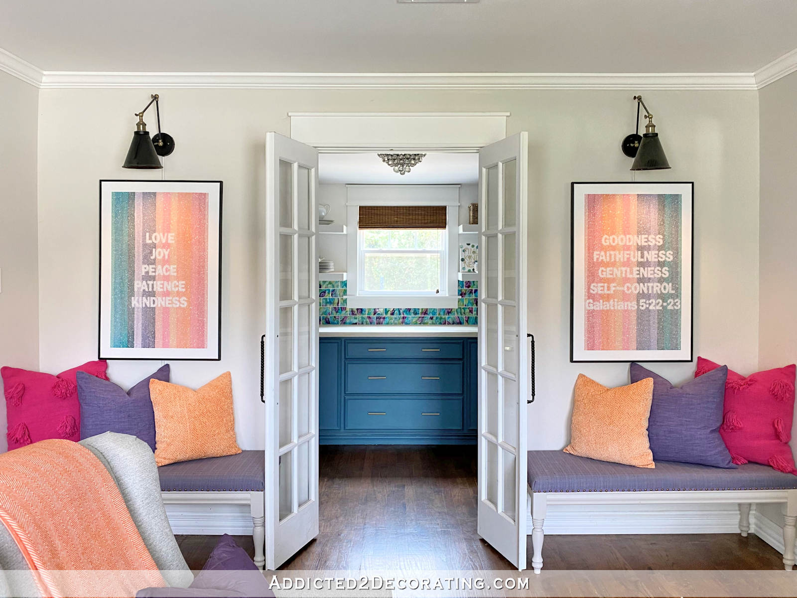 Three Bench Options For My Dining Room (Plus, Do My Chandelier Flowers Need Color?)