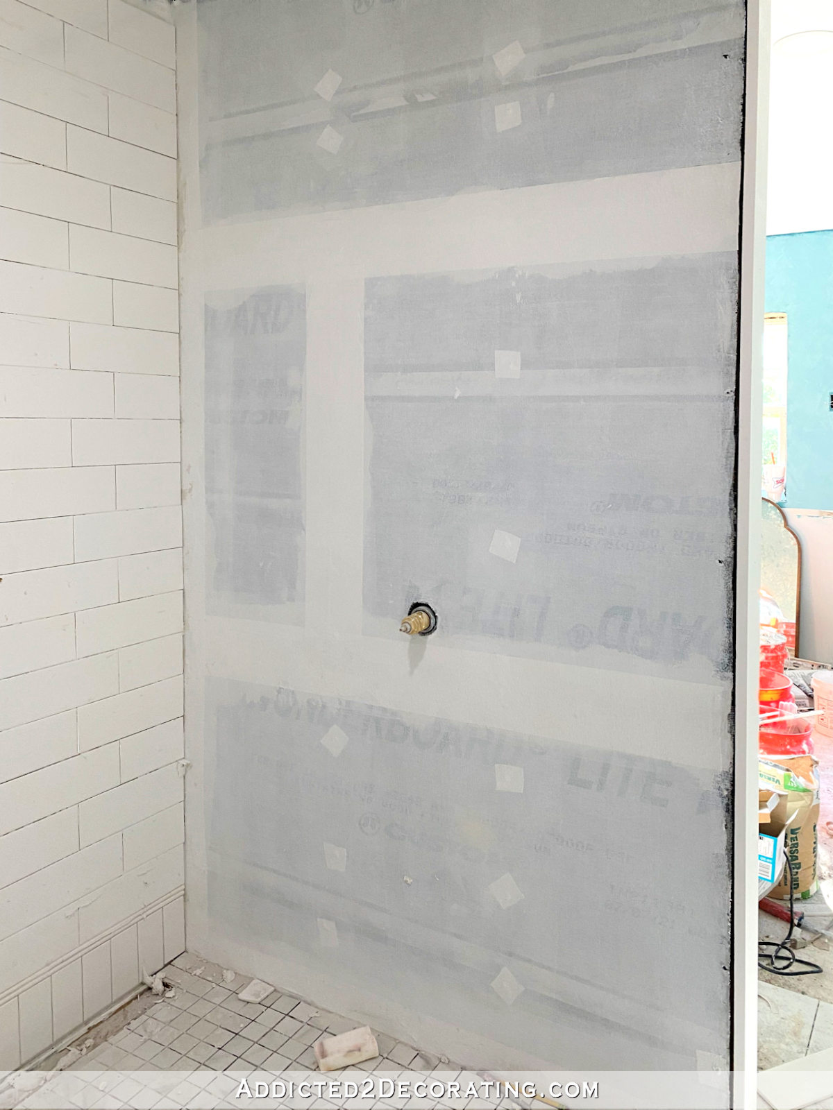 The Shower Tile Installation Is Finished! - Addicted 2 Decorating®