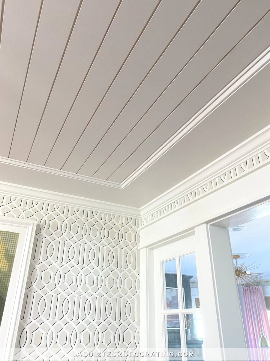 three ways to enhance the look of plain crown molding - 1 - music room ceiling