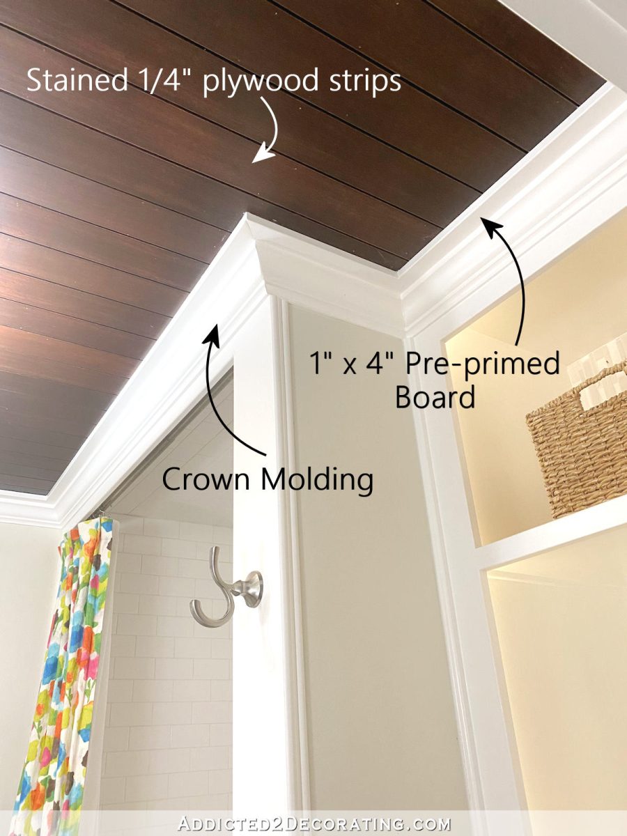 three ways to improve the look of plain crown molding - 3 - hallways bathroom trim details