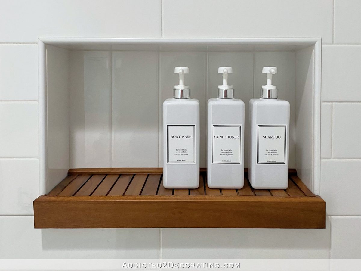 a walk through: Bathroom Shelving DIY