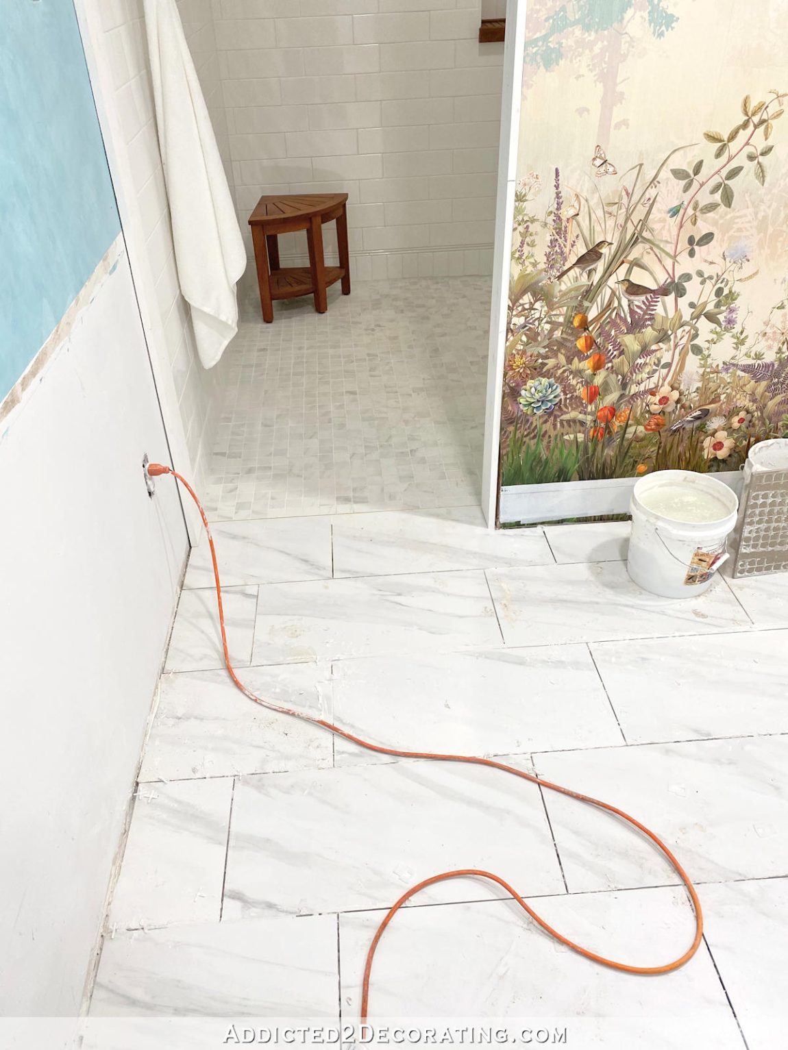 Master Bathroom DIY Tiled Floor Progress (Plus, The Best & Worst Tile ...