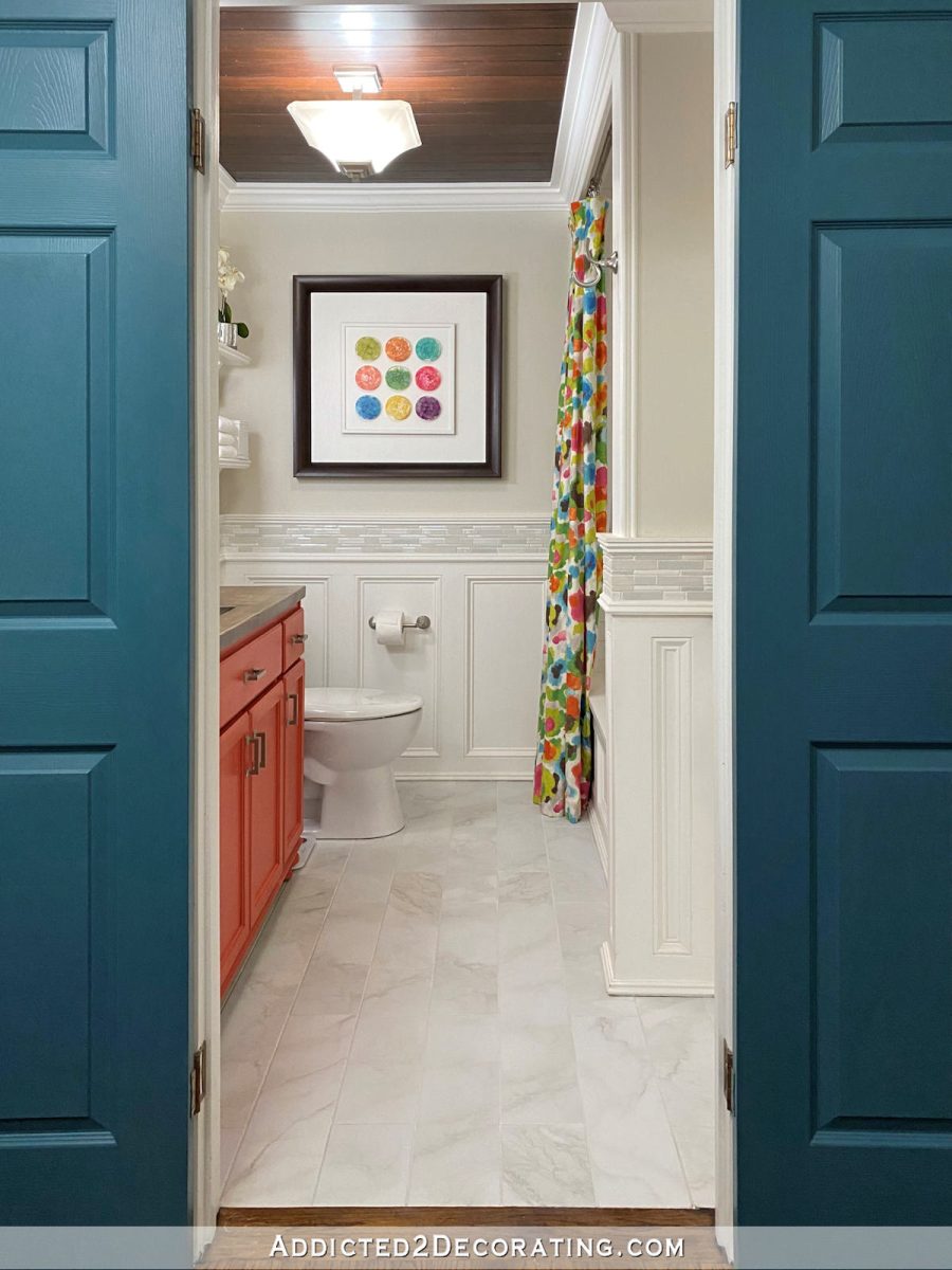 Master Bathroom: The Water Closet (Toilet Area) Is Finished