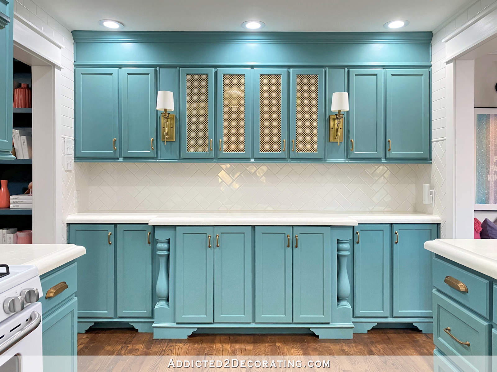 Our Teal Kitchen Remodel • Fit Mitten Kitchen