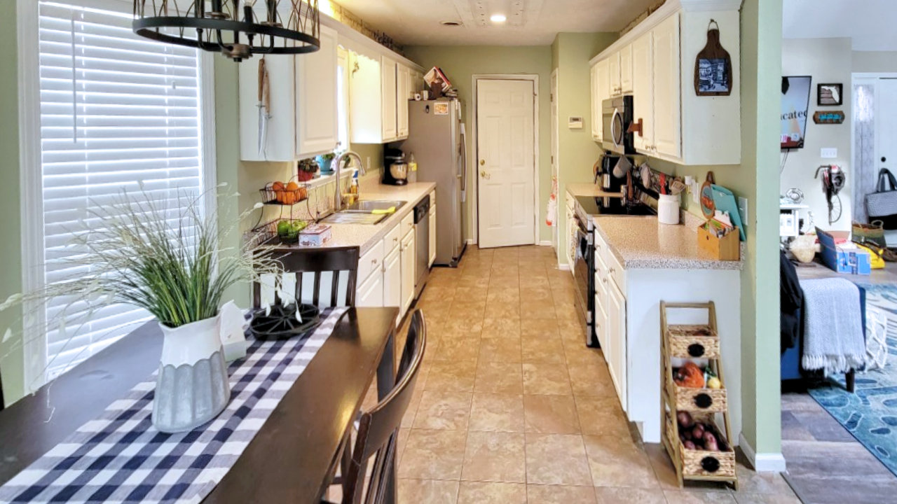 How This Family Turned a Tiny Galley Kitchen Into a Light, Open