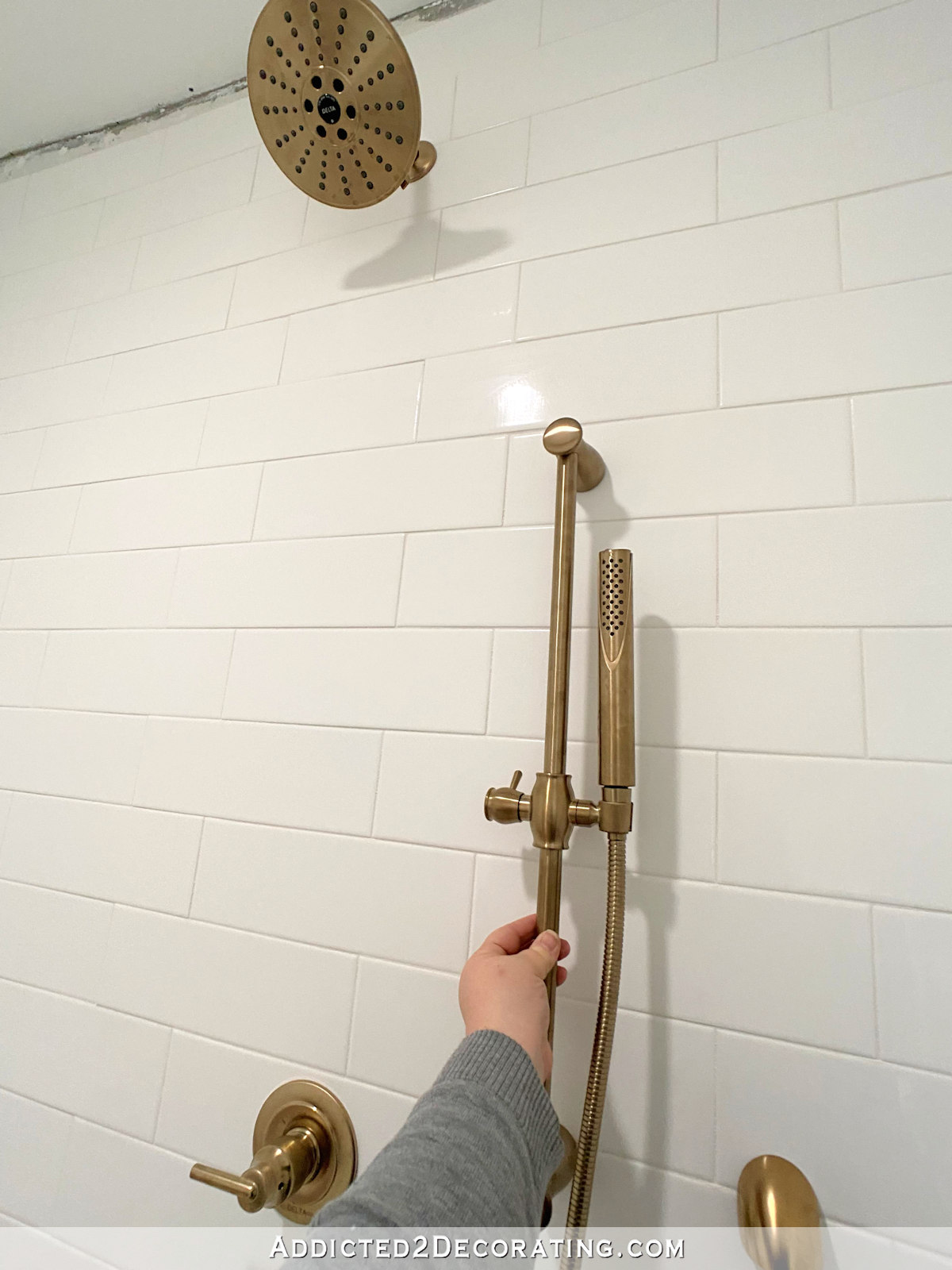 Shower Plumbing Fixtures Are Installed!
