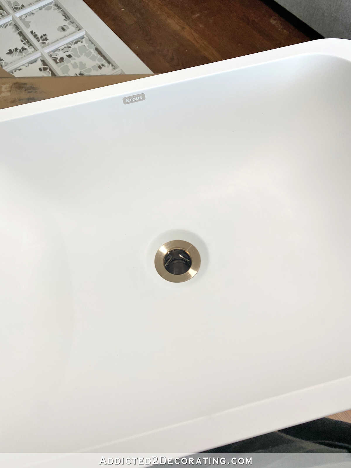 bathroom vanity plumbing -- using the correct drain for a sink -- choose the drain based on if the sink has an overflow drain or not