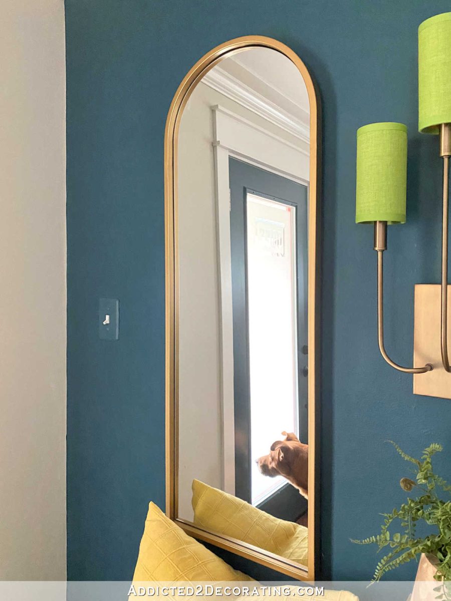 gold frame arched mirrors from Amazon