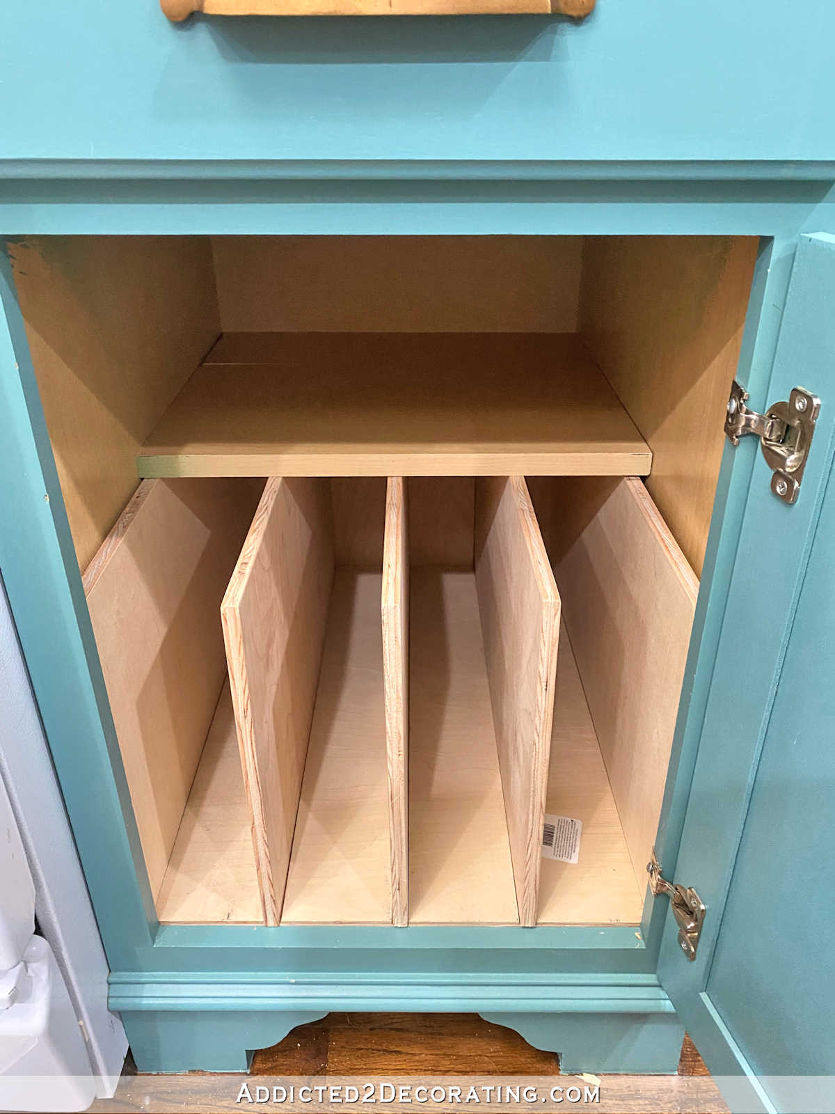 Bakeware Organizer - DIY Cabinet Dividers