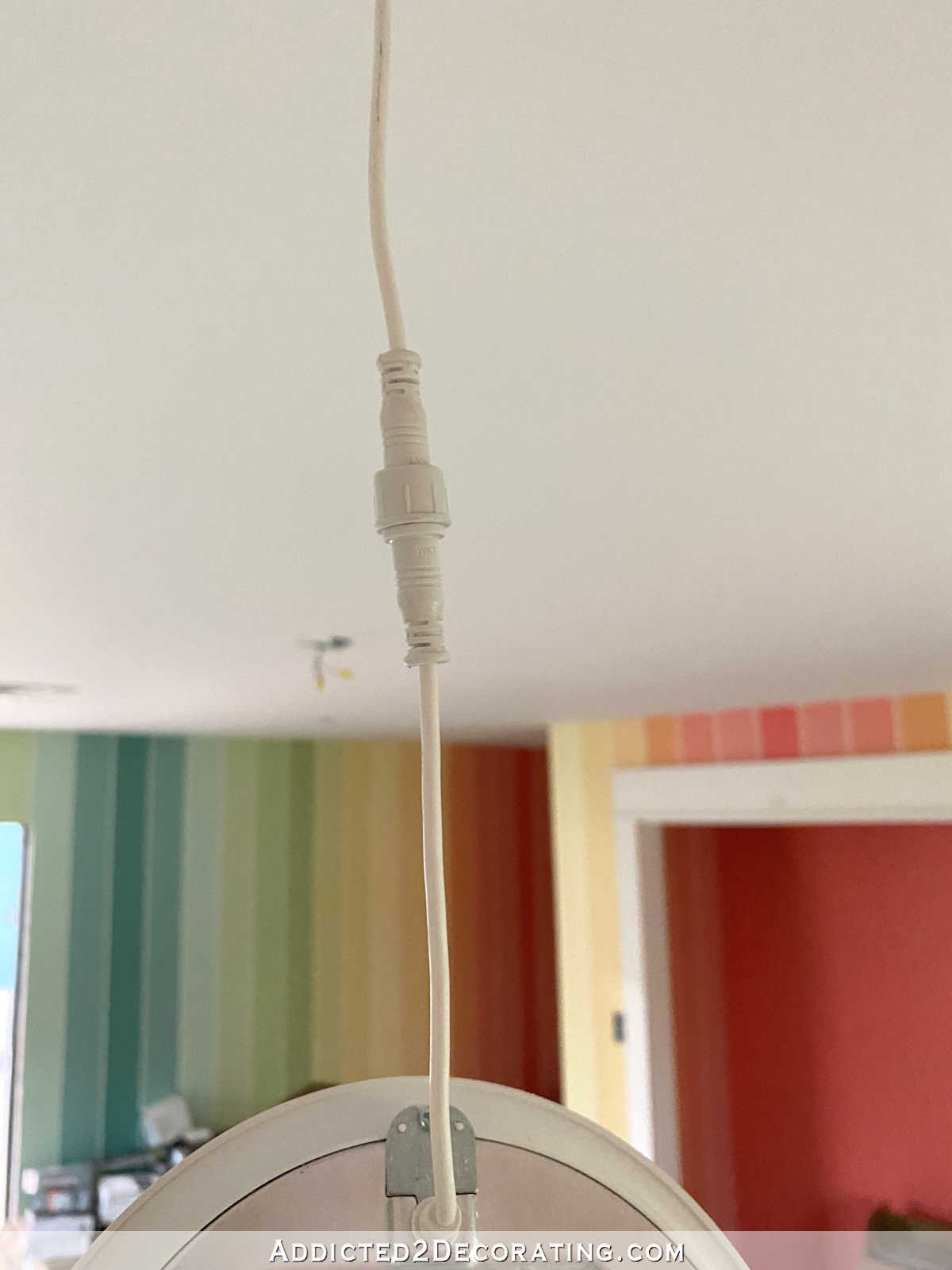 Connecting an ultra thin canless recessed light
