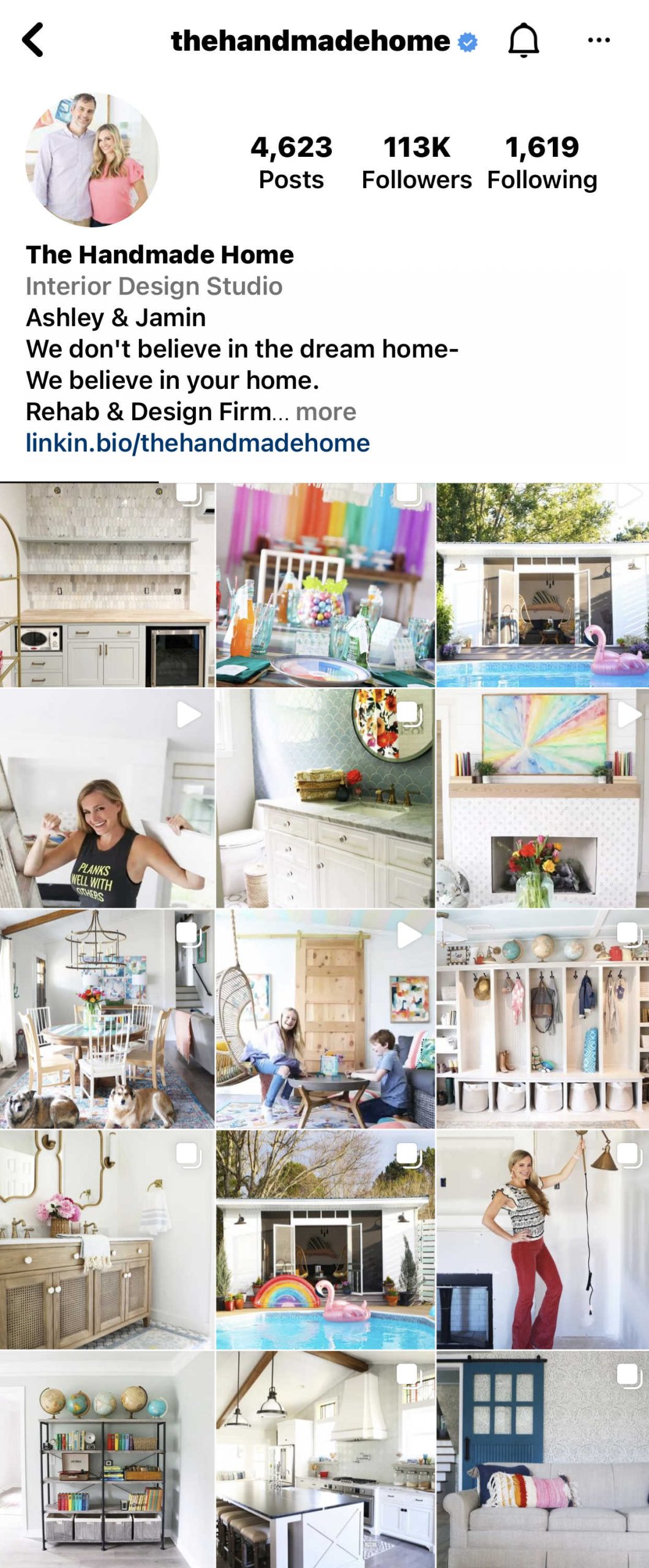 home decor inspiration - favorite instagram accounts - the handmade home
