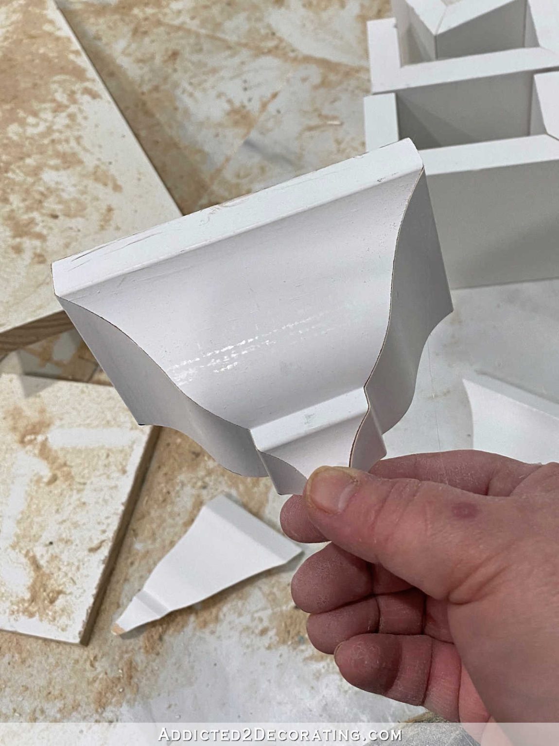 How To Dead End Crown Molding — DIY Mid Molding Block Patabook Home