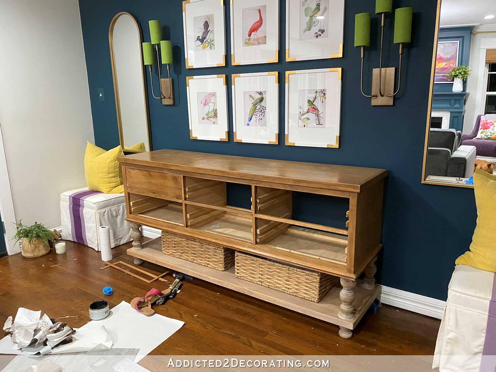 Entryway Credenza Makeover - Addicted 2 Decorating®