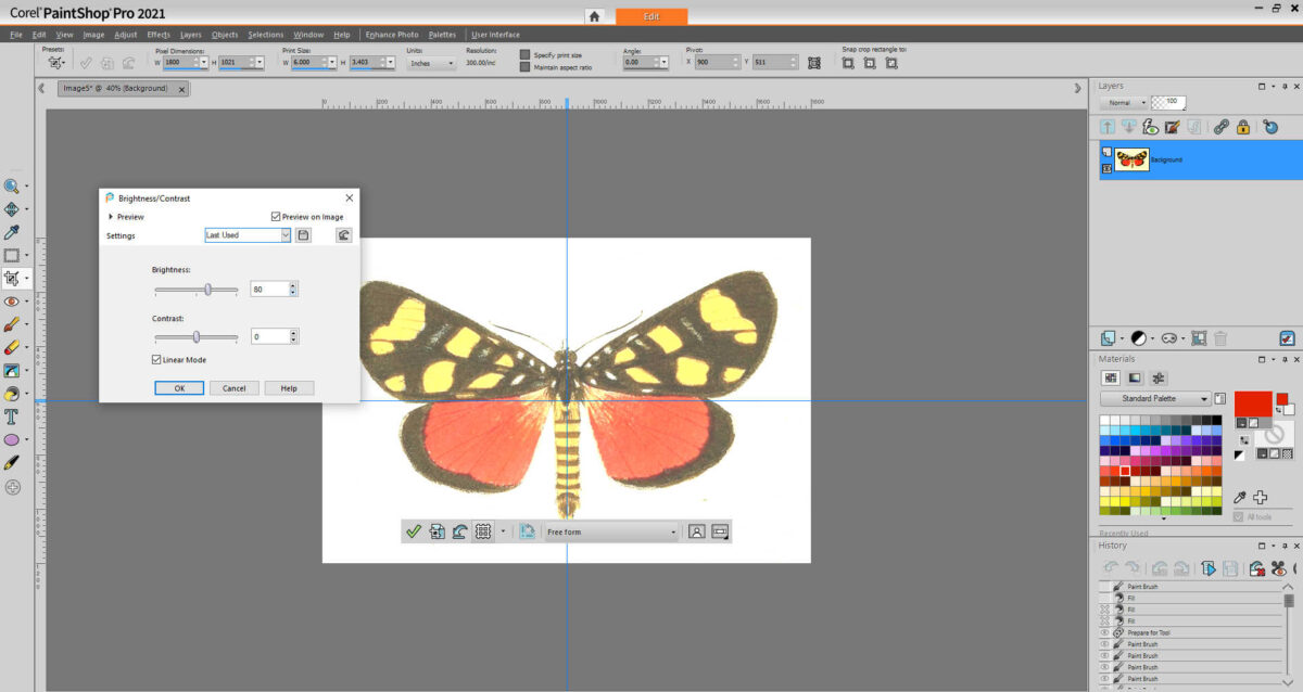 how to edit images to use for artwork using Corel PaintShop Pro 21