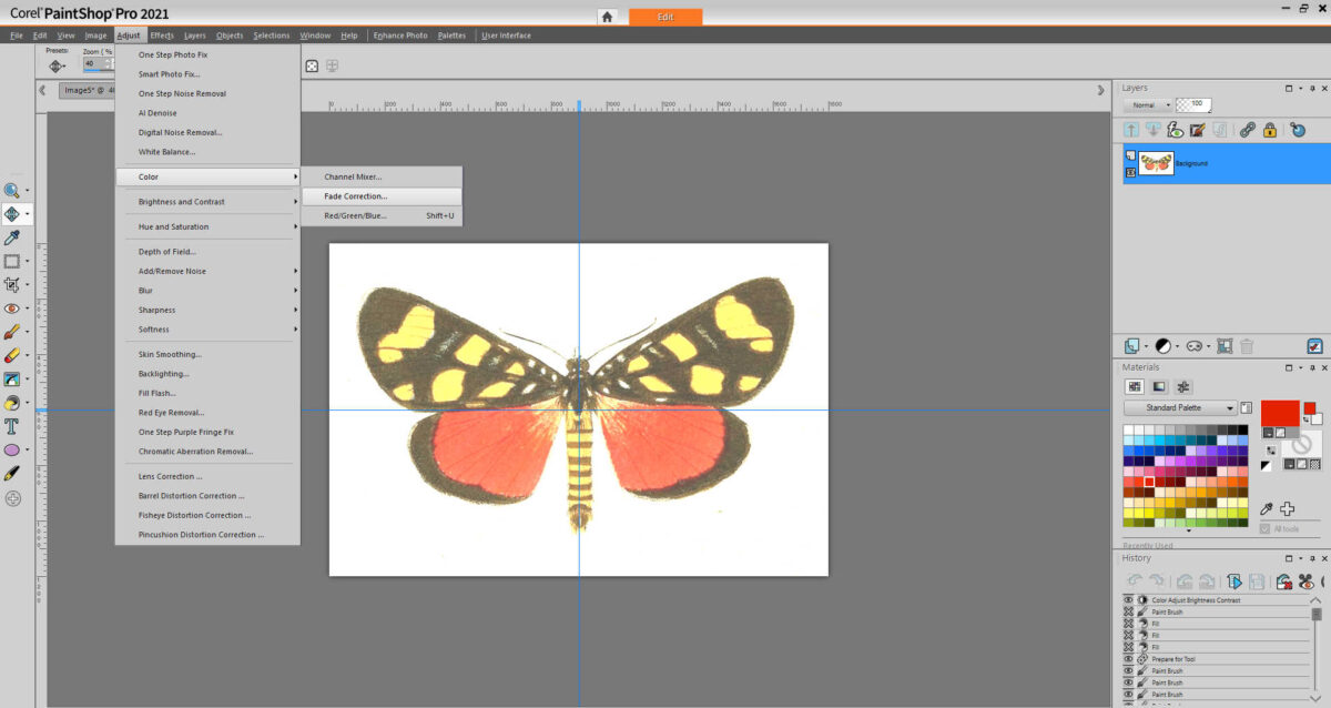 how to edit images to use for artwork using Corel PaintShop Pro 22