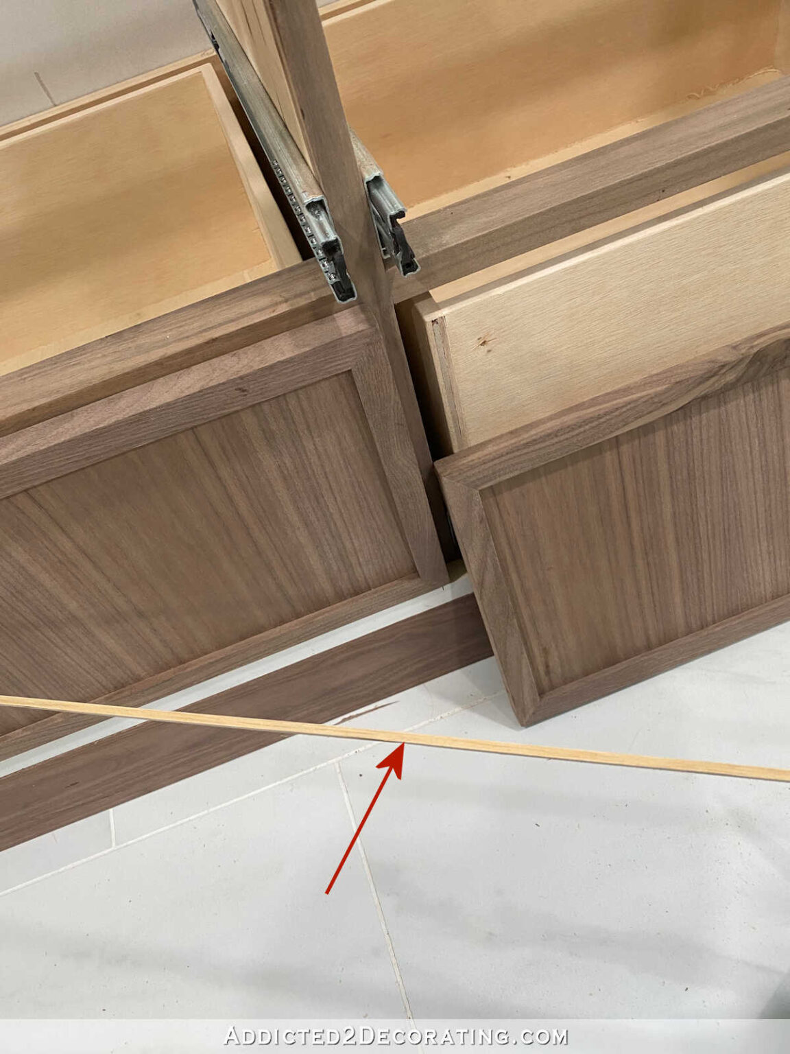 DIY Chest Of Drawers — Part 2 (Walnut Storage Cabinet For Our Bathroom ...