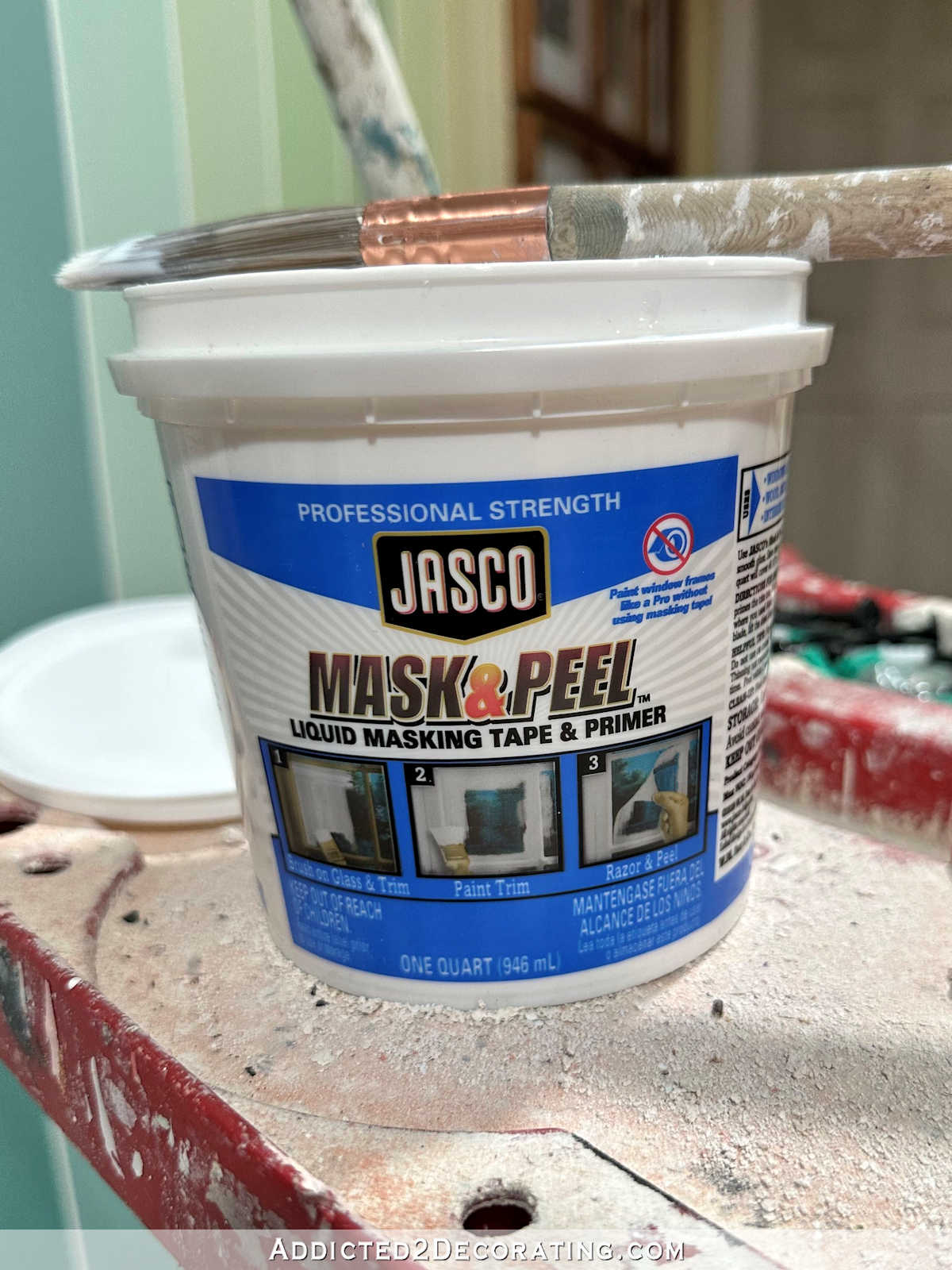 Testing Instagram Influencers' Product Recommendations - Jasco Mask & Peel Liquid  Masking Tape & Primer - Addicted 2 Decorating®