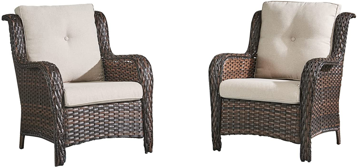 outdoor rattan chairs for front porch