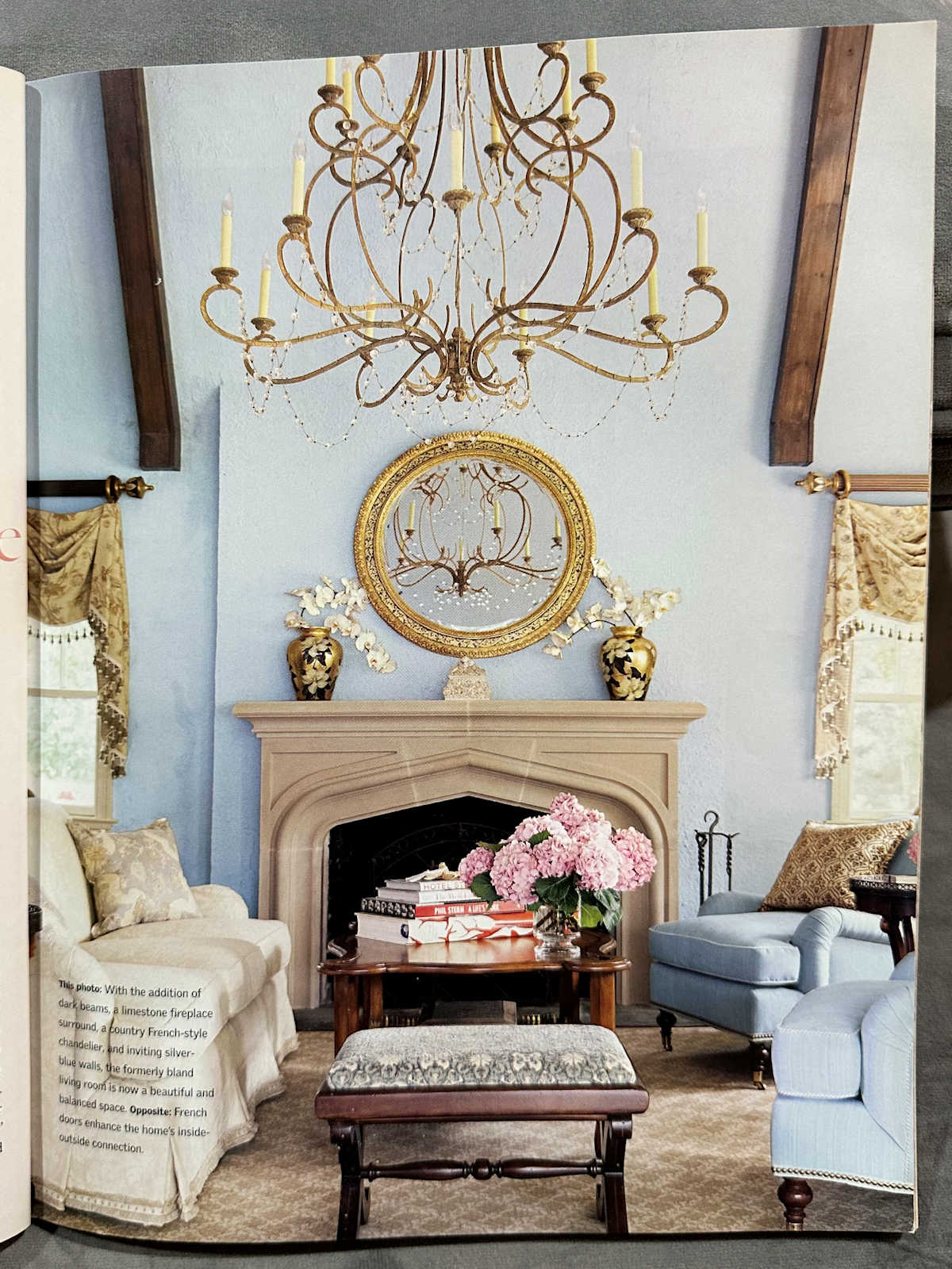 Does timeless living room design actually exist? How about this light blue living room from 2006? Is it timeless in 2023?