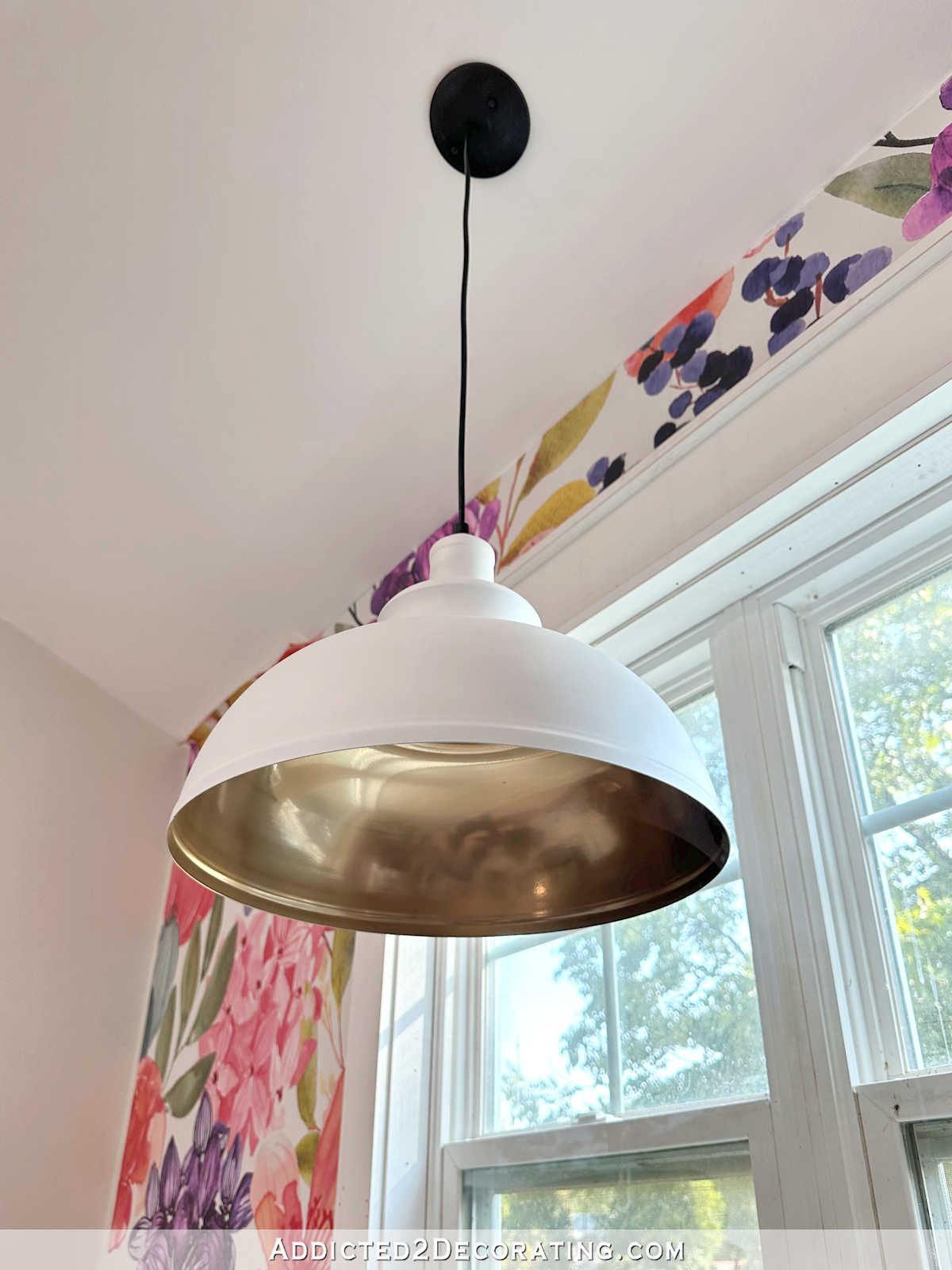 Pendant Light Makeover (Should I Keep It Like This, Or Go All Gold?)