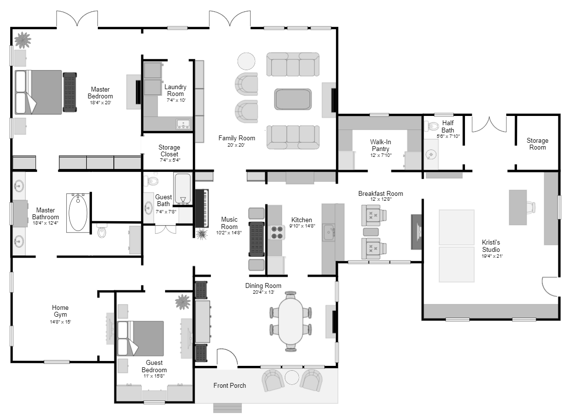 Yet Another Floor Plan Idea (And The Awesome Free Trial Program I Used To Create It)