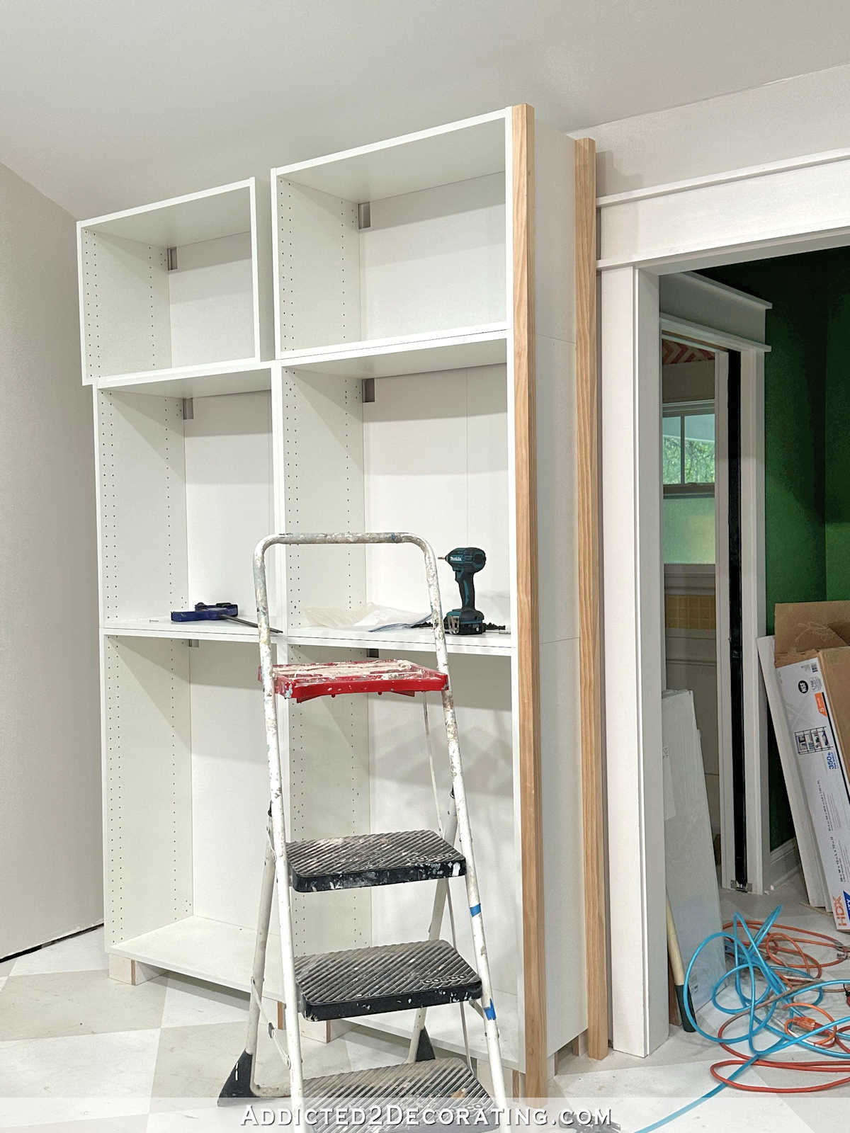 My 72-Color Paint Swatch Cabinets – Part 3 (Framing Out IKEA Cabinets ...