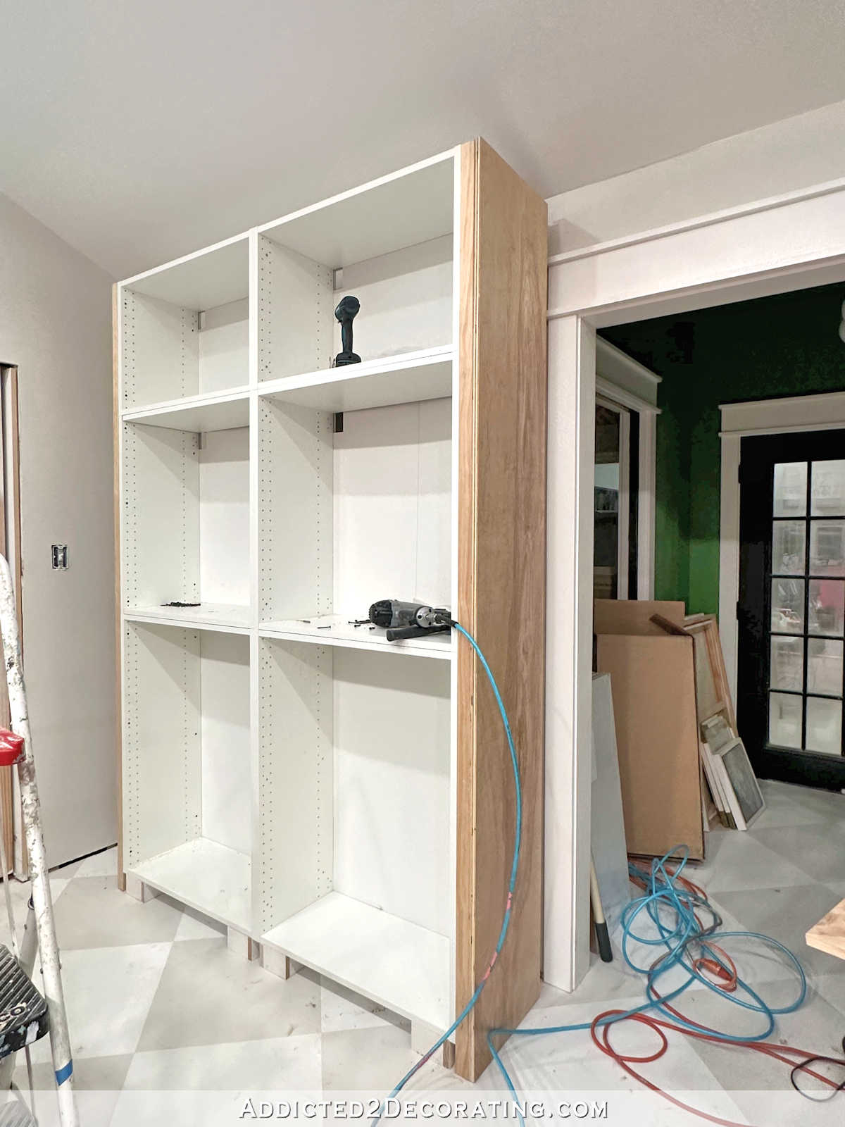 My 72-Color Paint Swatch Cabinets – Part 3 (Framing Out IKEA Cabinets ...