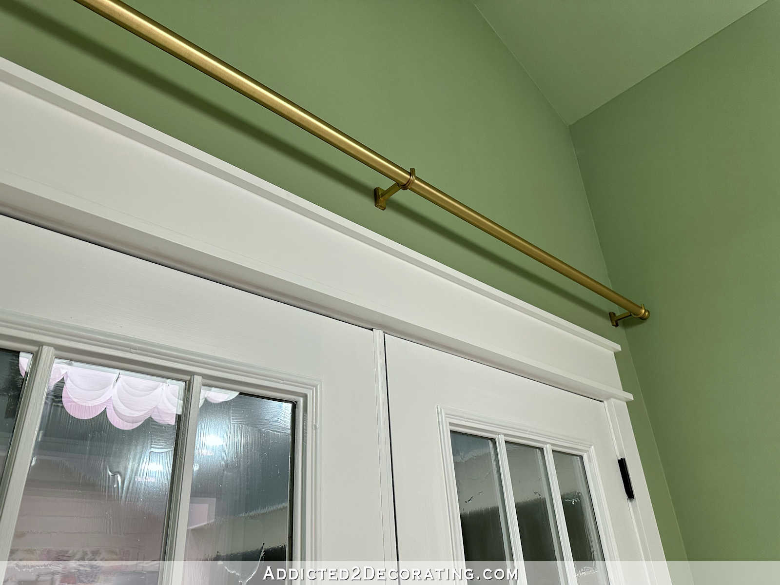 My New Favorite Brushed Gold (Brushed Brass) Curtain Rod (And How To ...