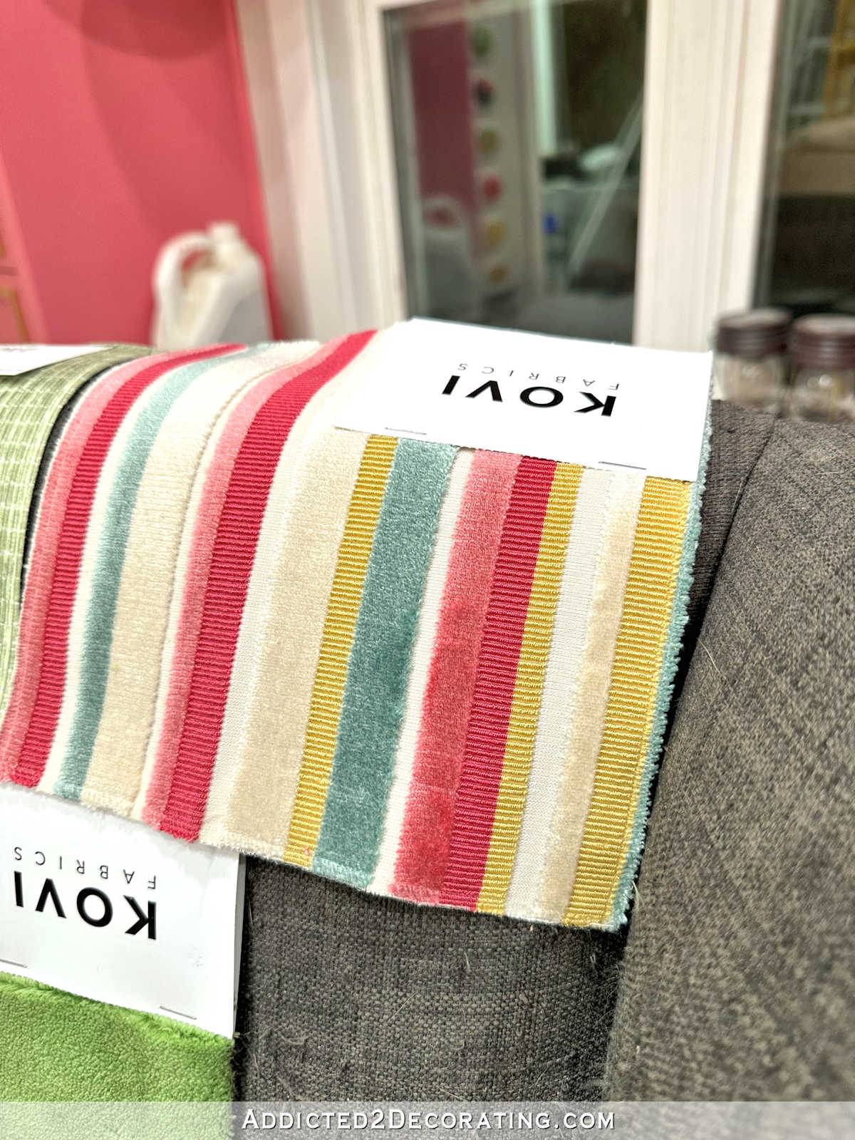 Two Options For Desk Chair Fabric (One Will Lead To Another Change)