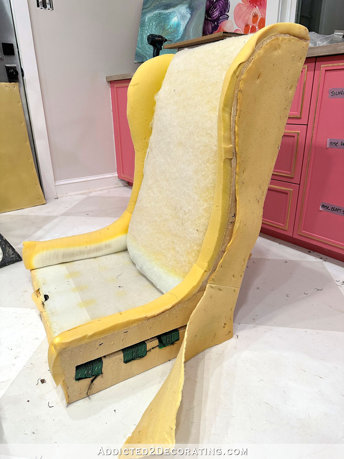 How To Reupholster A Chair - Part 1 (Removing The Fabric & Making ...