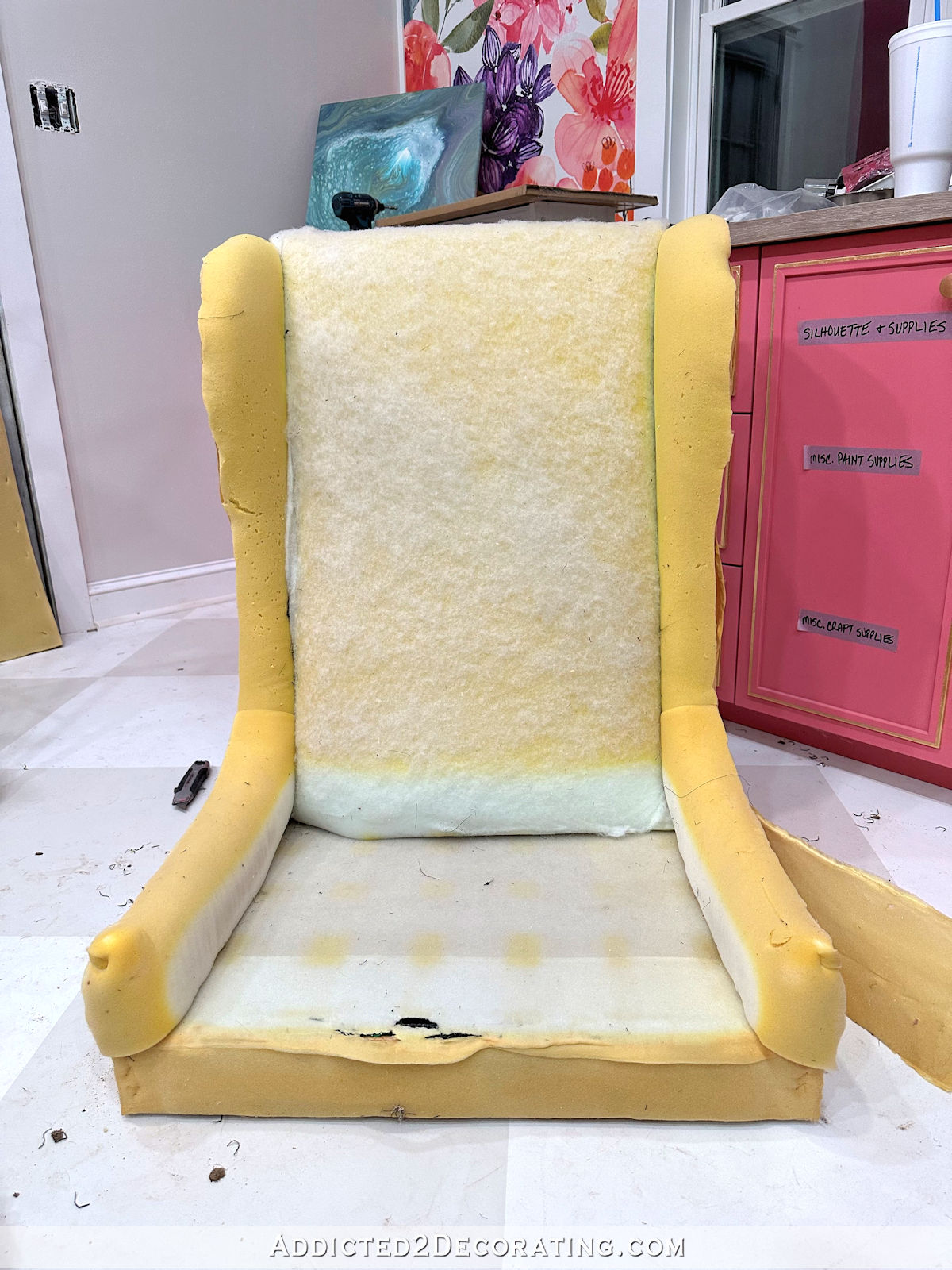 How To Reupholster A Chair - Part 1 (Removing The Fabric & Making ...