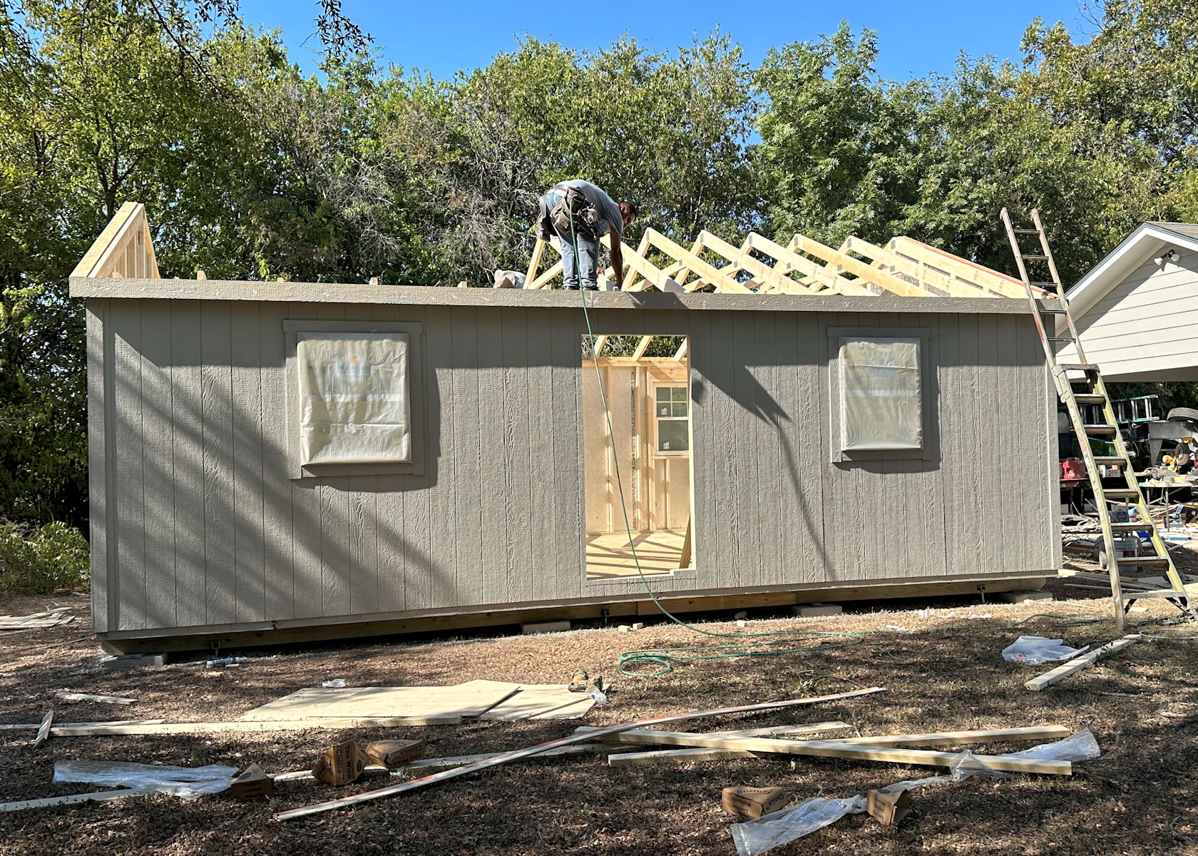 How To Build A Shed (Or Workshop) - My Workshop Build From Beginning To ...