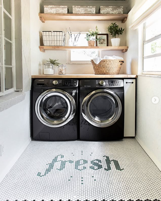 Laundry Area — My Opportunity To Use Penny Tile?