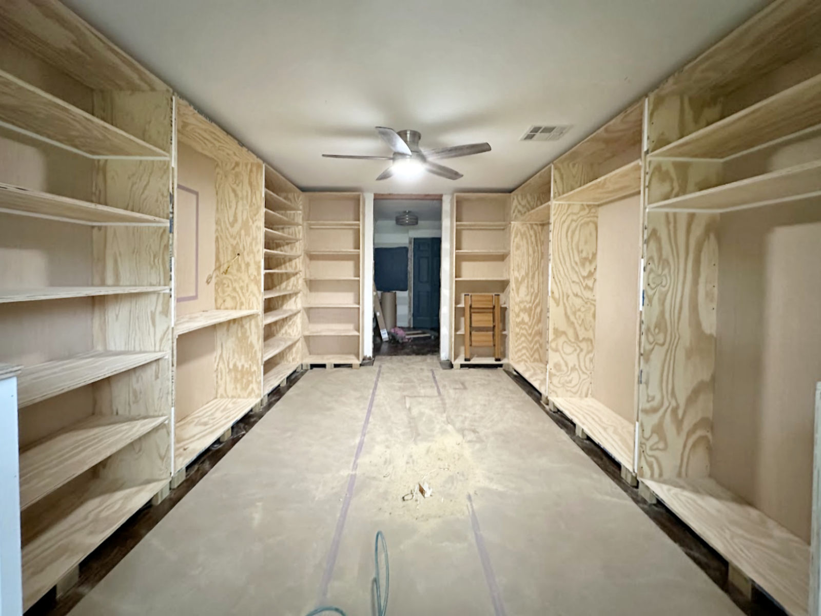 Closet Progress — The Basic Build Is Finished!
