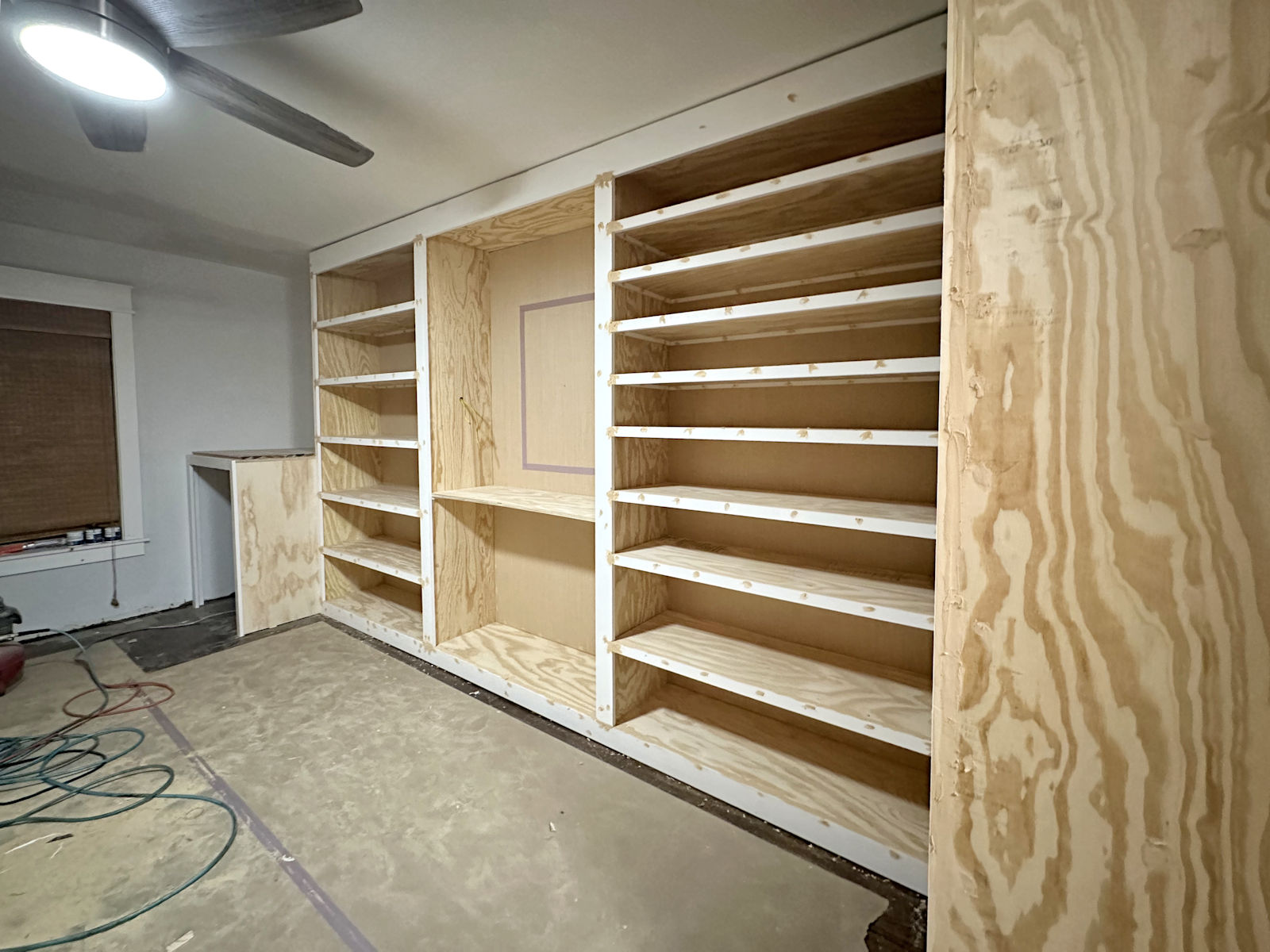 Walk-In Closet Progress – Adding Trim To The Cabinet Closets