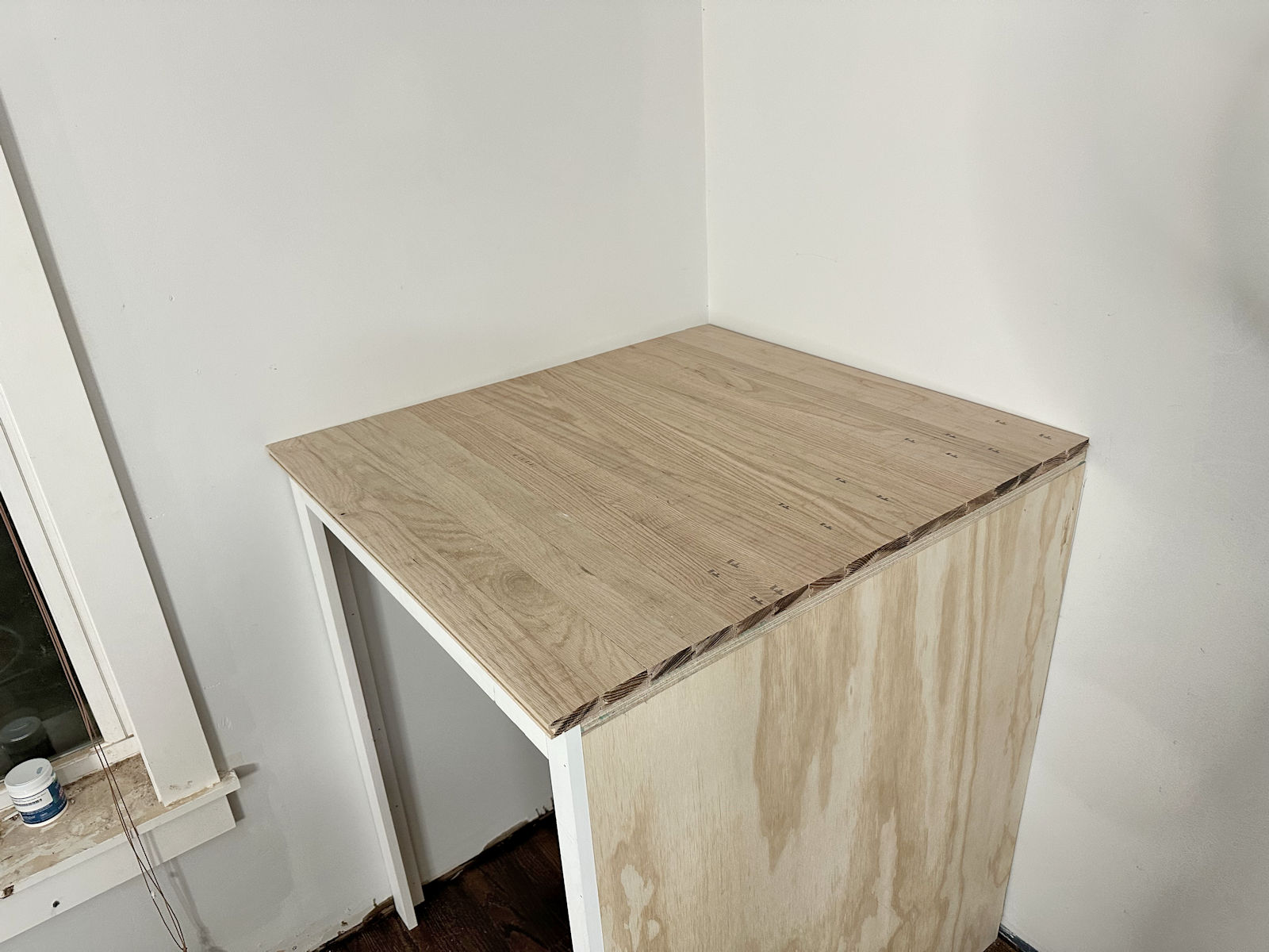 Closet/Laundry Room Progress – I Finally Built Something! (Building A Washer Cubbie)