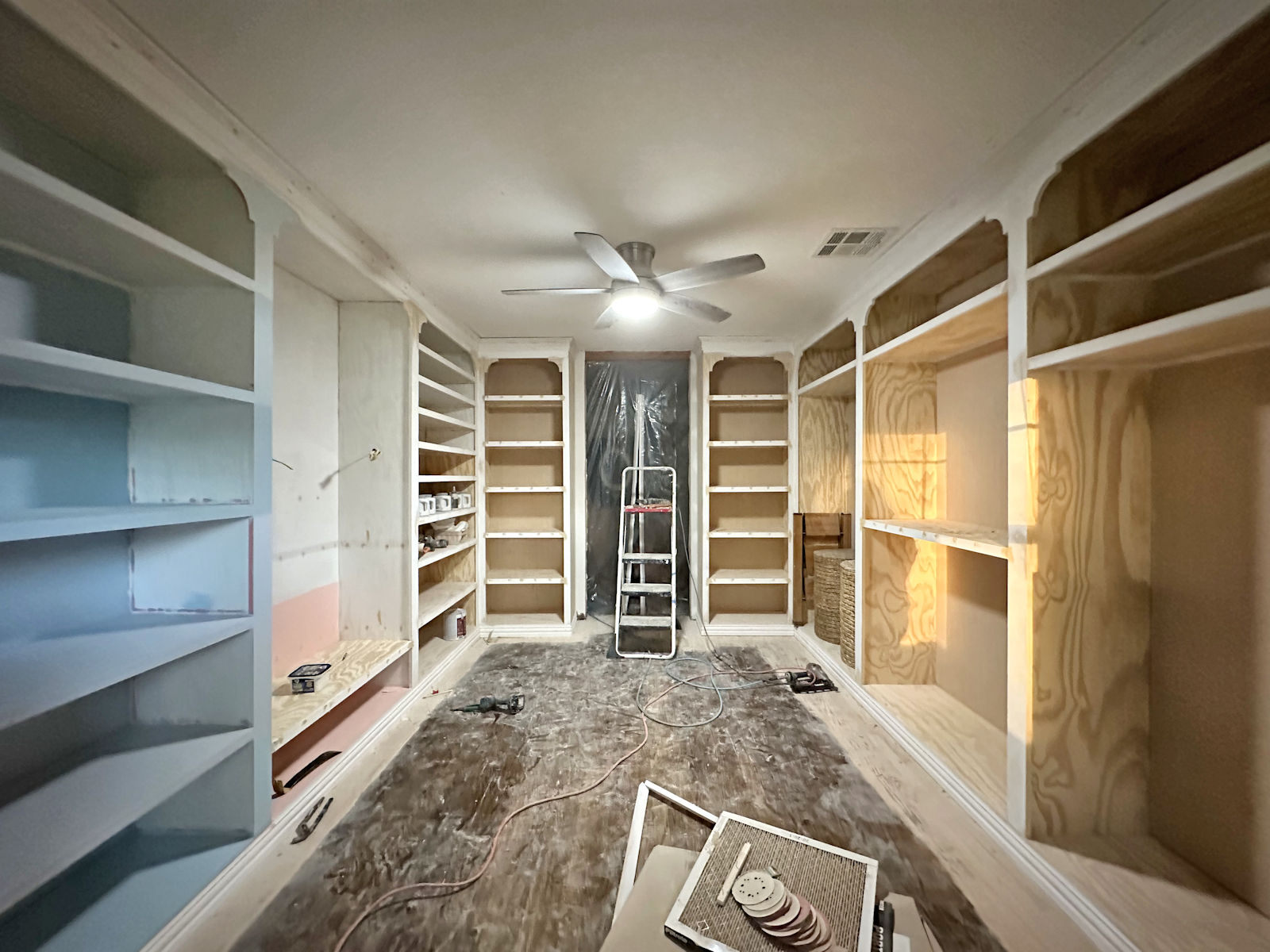Walk-In Closet Progress: Redoing Shelves And Adding Shelves