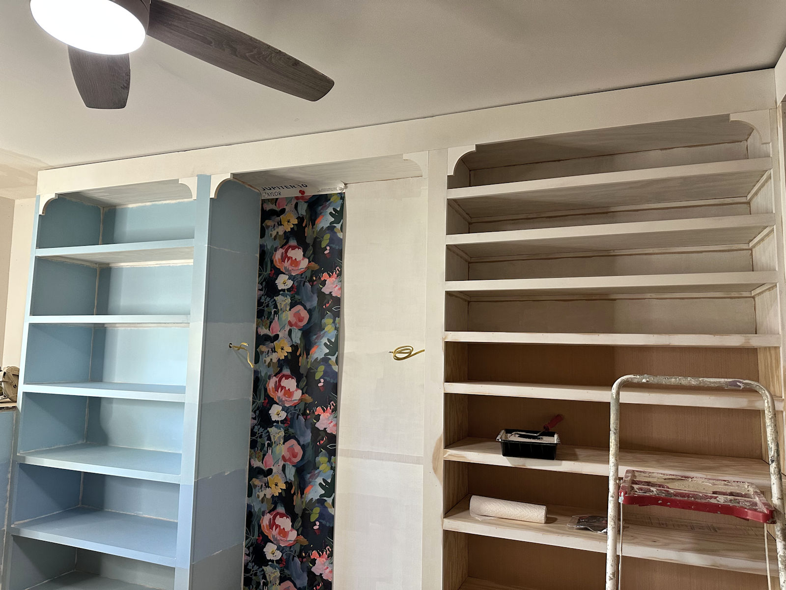 Image showcasing Adding Flourish And Pretty Molding To My Closet Cabinets - Addicted 2 ...
