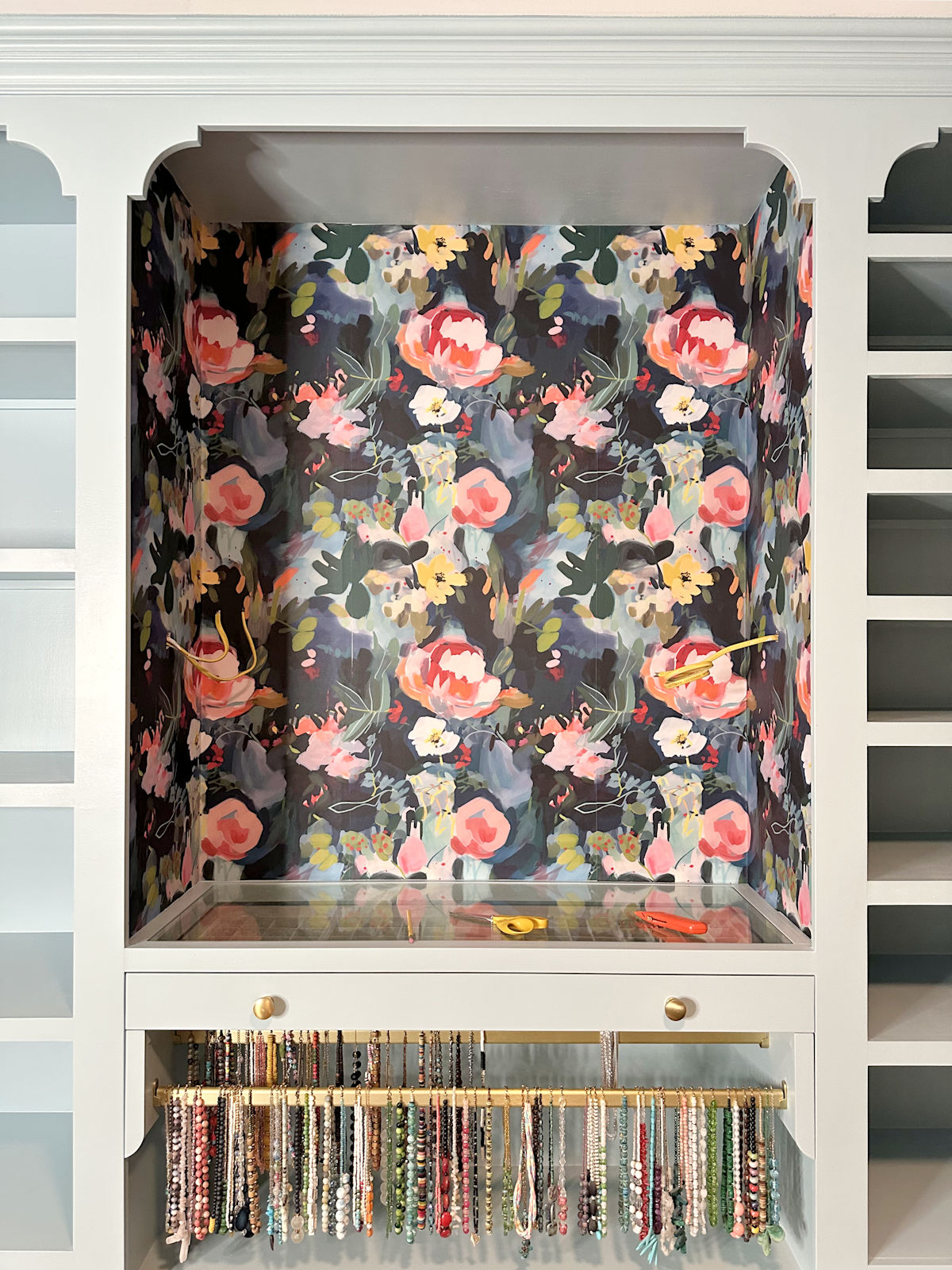 The Wallpaper Is Up! (DIY Walk-In Closet Progress) - Addicted 2 Decorating®