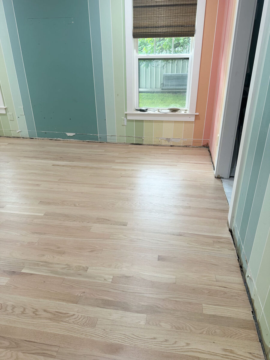 Bona NaturalSeal and Bona Traffic HD on red oak