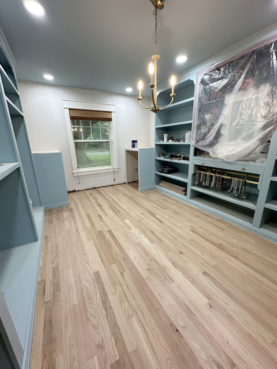 Bona Natural Seal on red oak with no Red Out used
