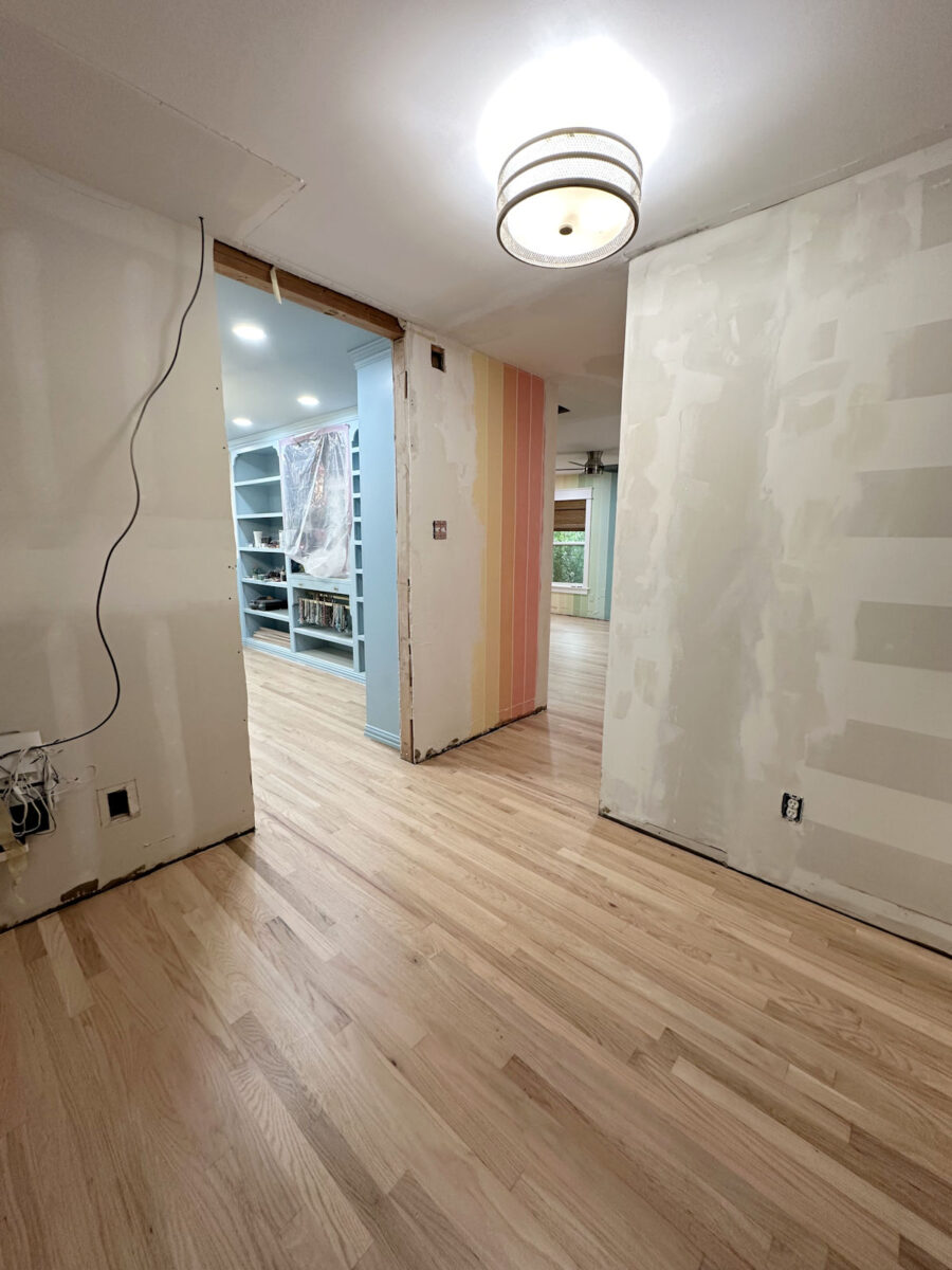 Red oak floor with Bona Natural Seal and Bona Traffic HD (extra matte finish)