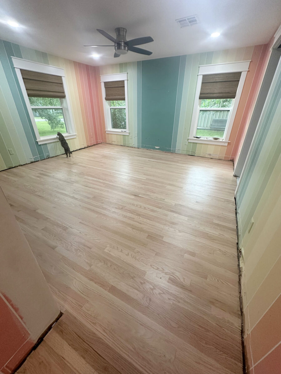 Red oak with Bona NaturalSeal (no Bona Red Out used)