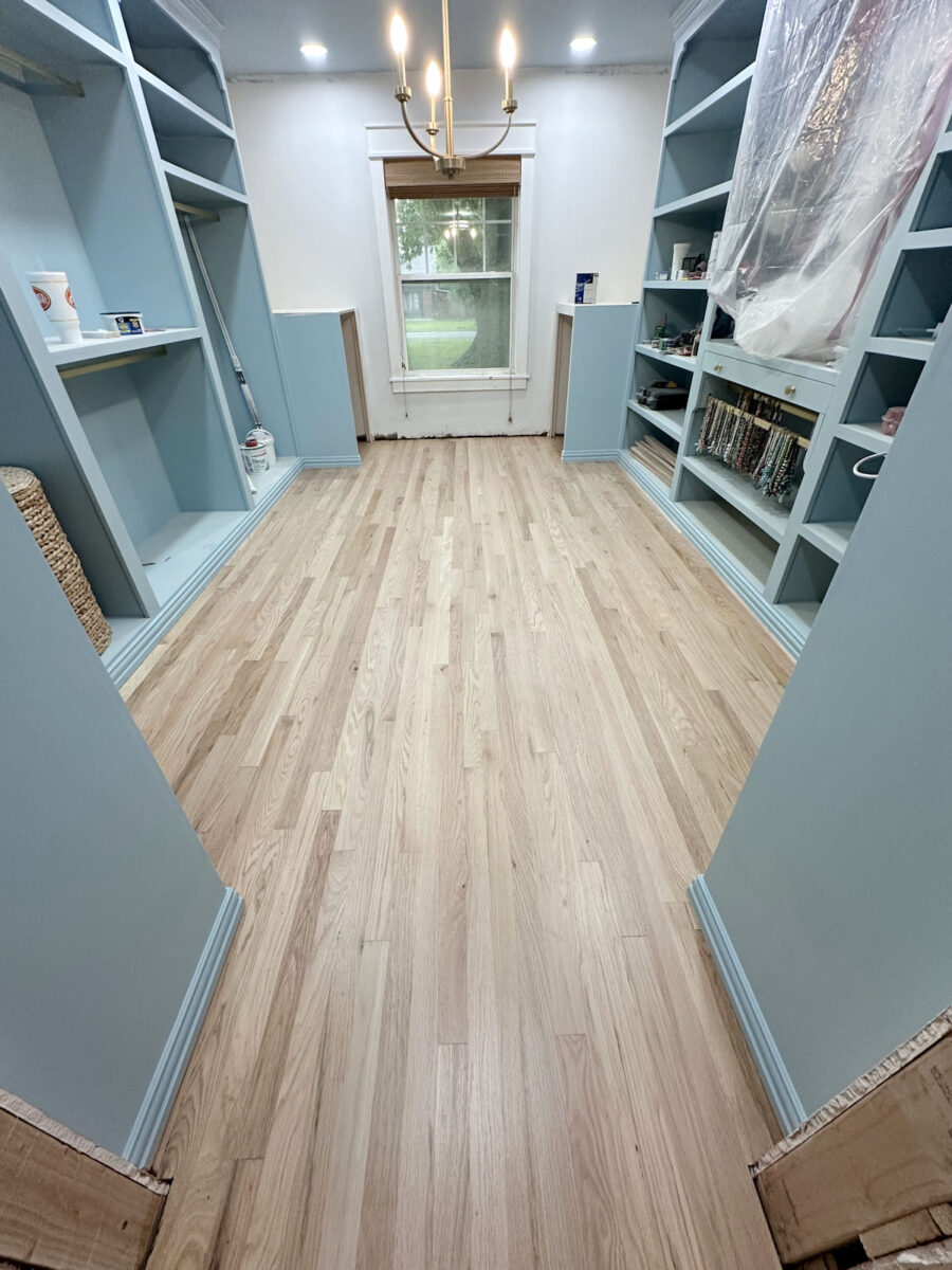 Bona Natural Seal on red oak