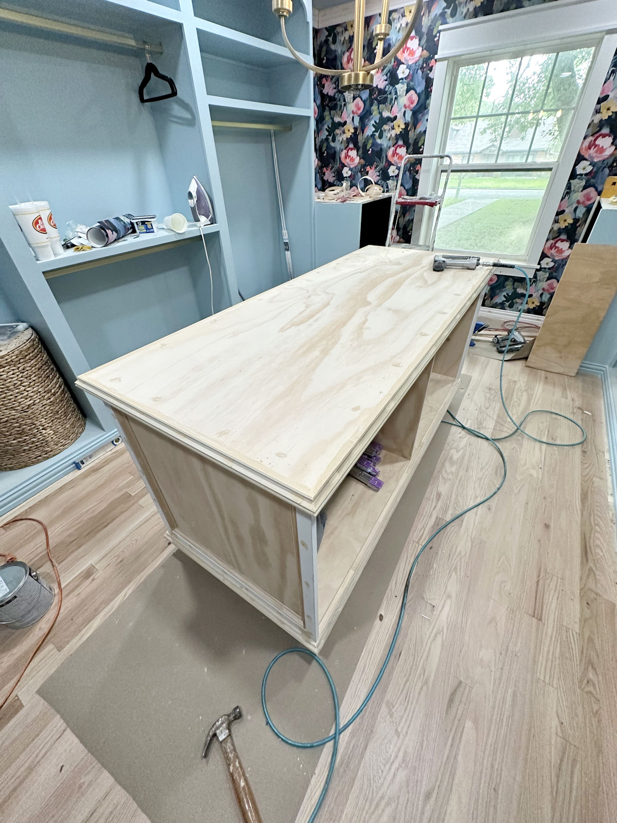 Part 3 – Building My Walk-In Closet Island (And A Pretty Big Setback)