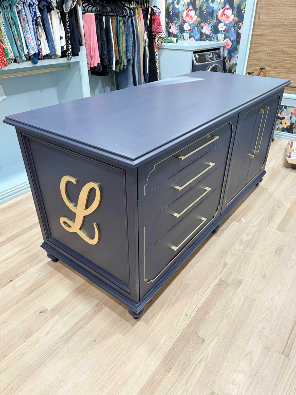 The Walk-In Closet Island Is Finished!