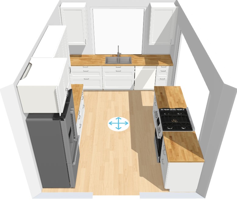 Playing Around With A Completely Different Kitchen Layout (Based On A Reader Suggestion)