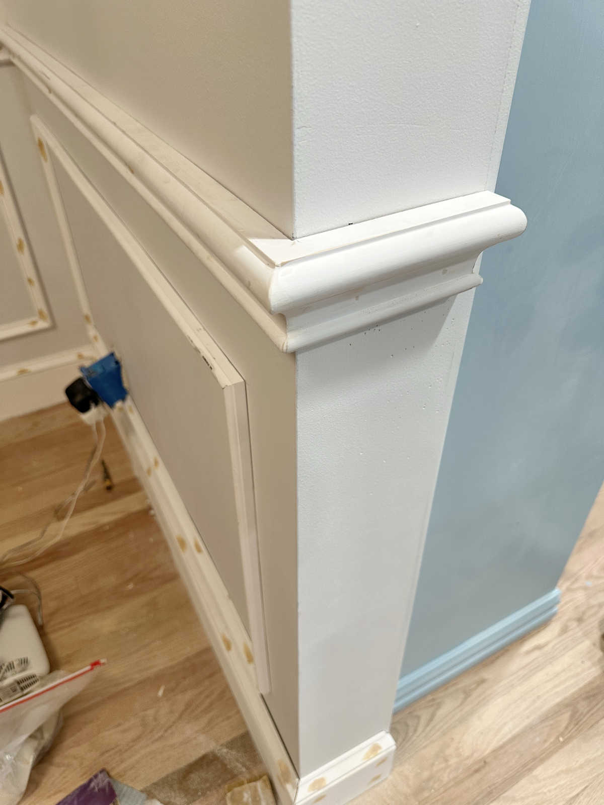 Foyer Progress (Plus, My Newly Discovered Secret For Perfecting Imperfect Trim)